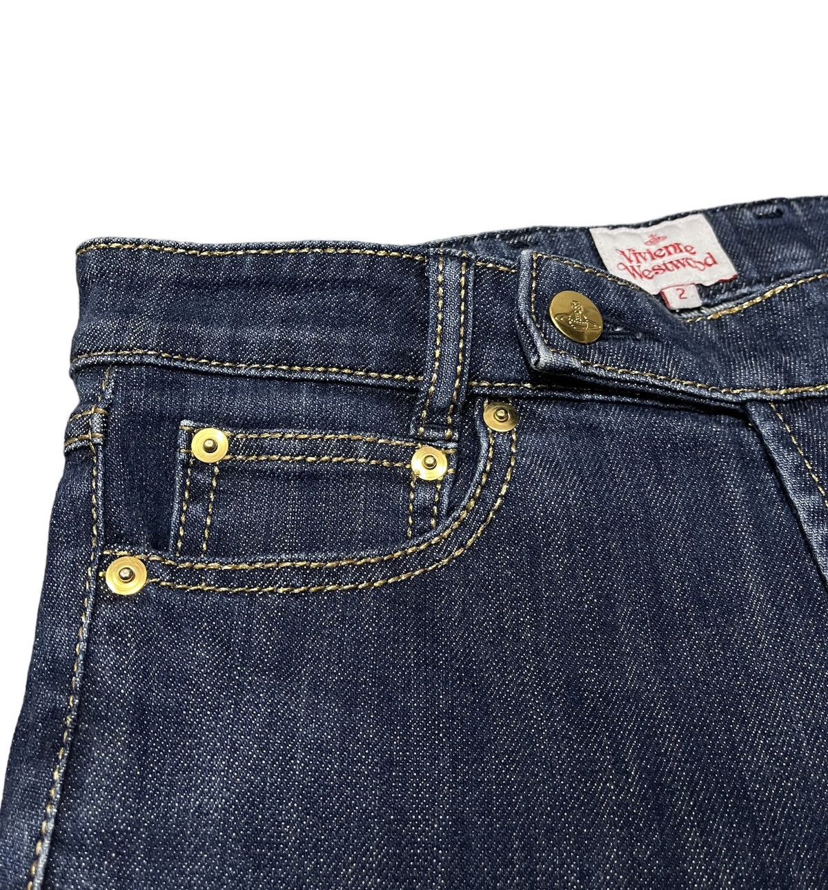 Vivienne Westwood Vivien Westwood embroided logo jeans Size 29" - 10 Thumbnail