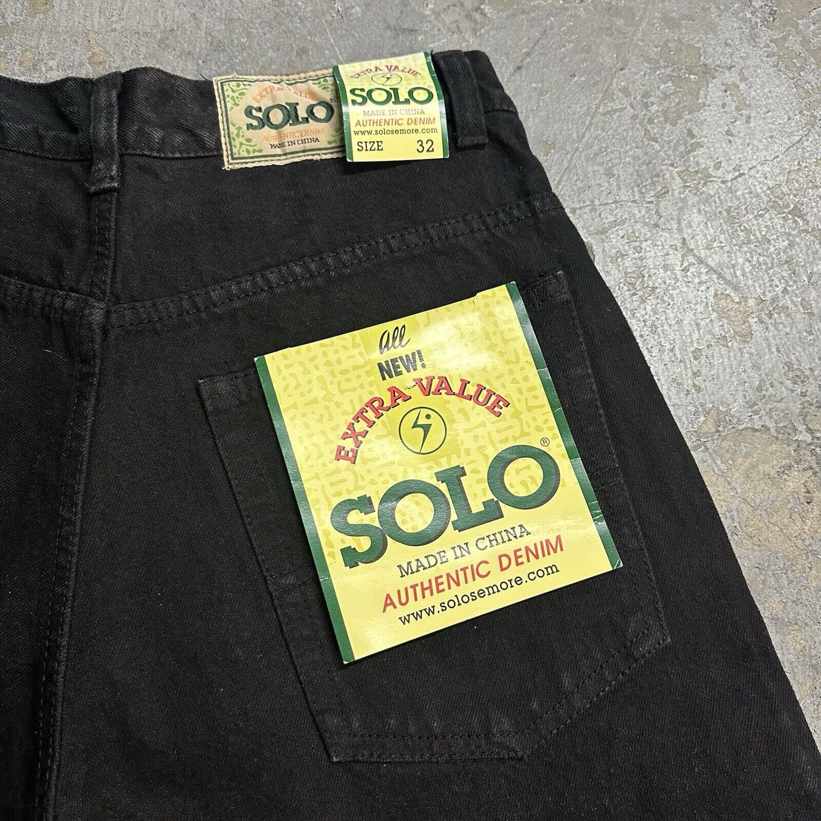 JNCO × Southpole NWT Vintage Solo Semore Baggy Denim Jean Shorts Jorts Sz 32 Size US 32 / EU 48 - 3 Thumbnail