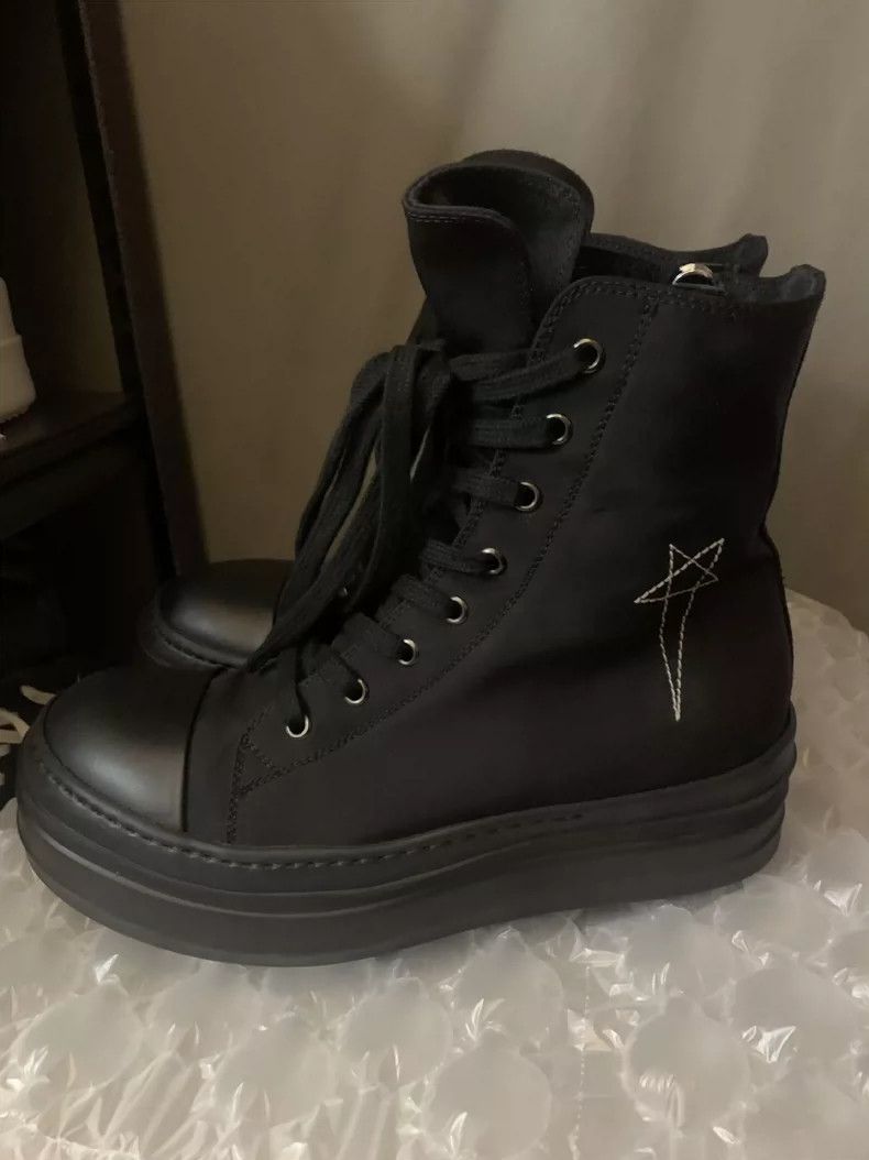 Rick Owens Rick Owens Black High Top Platform Sneakers-yf Size US 9.5 / EU 42-43 - 1 Thumbnail