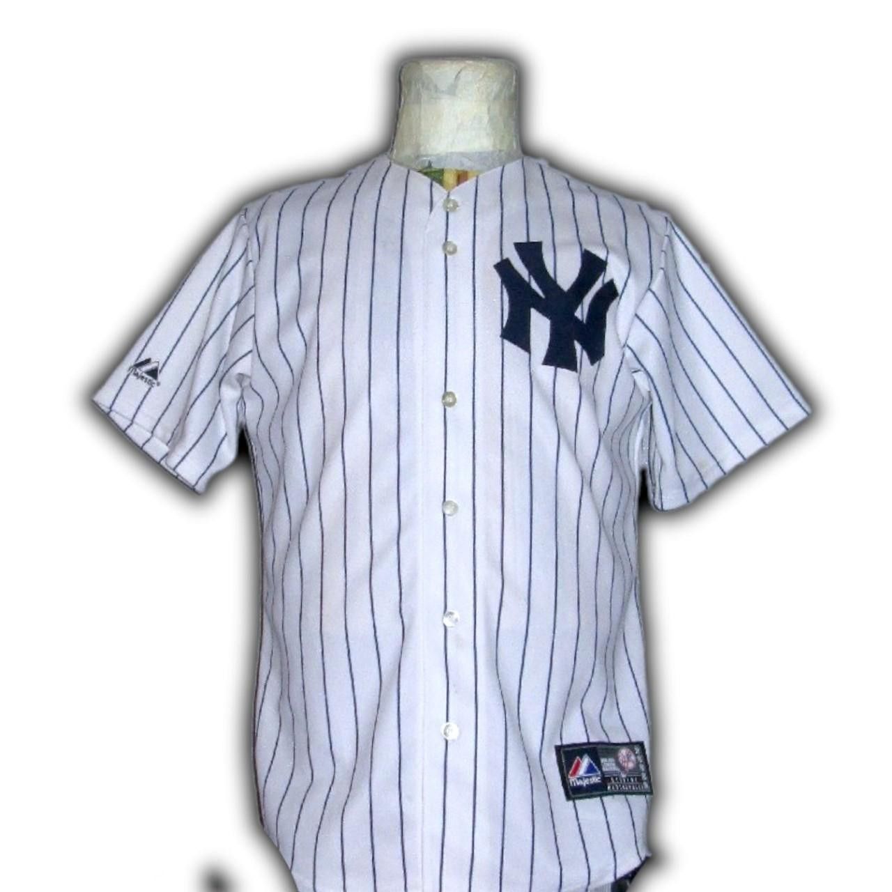 Other New York Yankees Pinstripe 2009 Shirt baseball Majestic Size US S / EU 44-46 / 1 - 2 Thumbnail