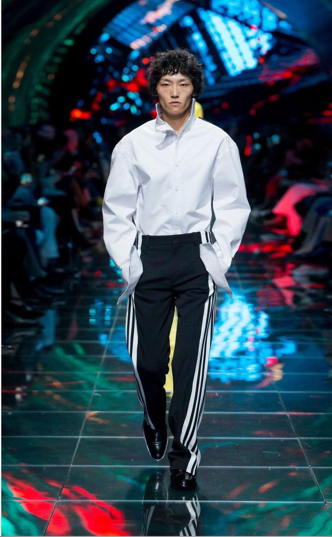 Balenciaga Balenciaga Side Striped Stretchy Trouser Pants size 46 S Size US 30 / EU 46 - 4 Thumbnail