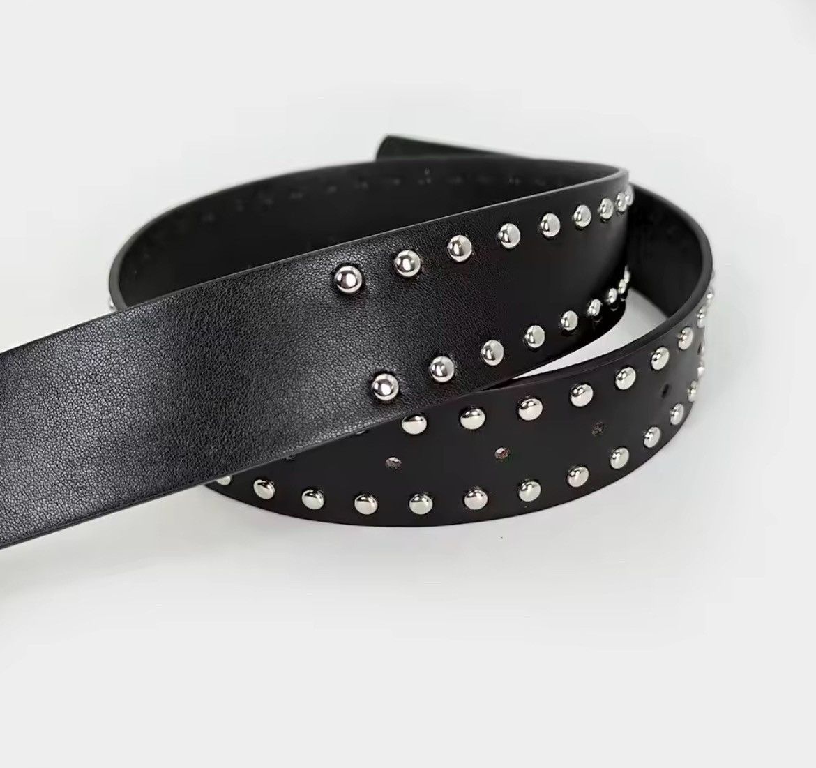 Vintage y2k 2000s vintage style skeleton grunge goth emo black belt Size ONE SIZE - 5 Thumbnail