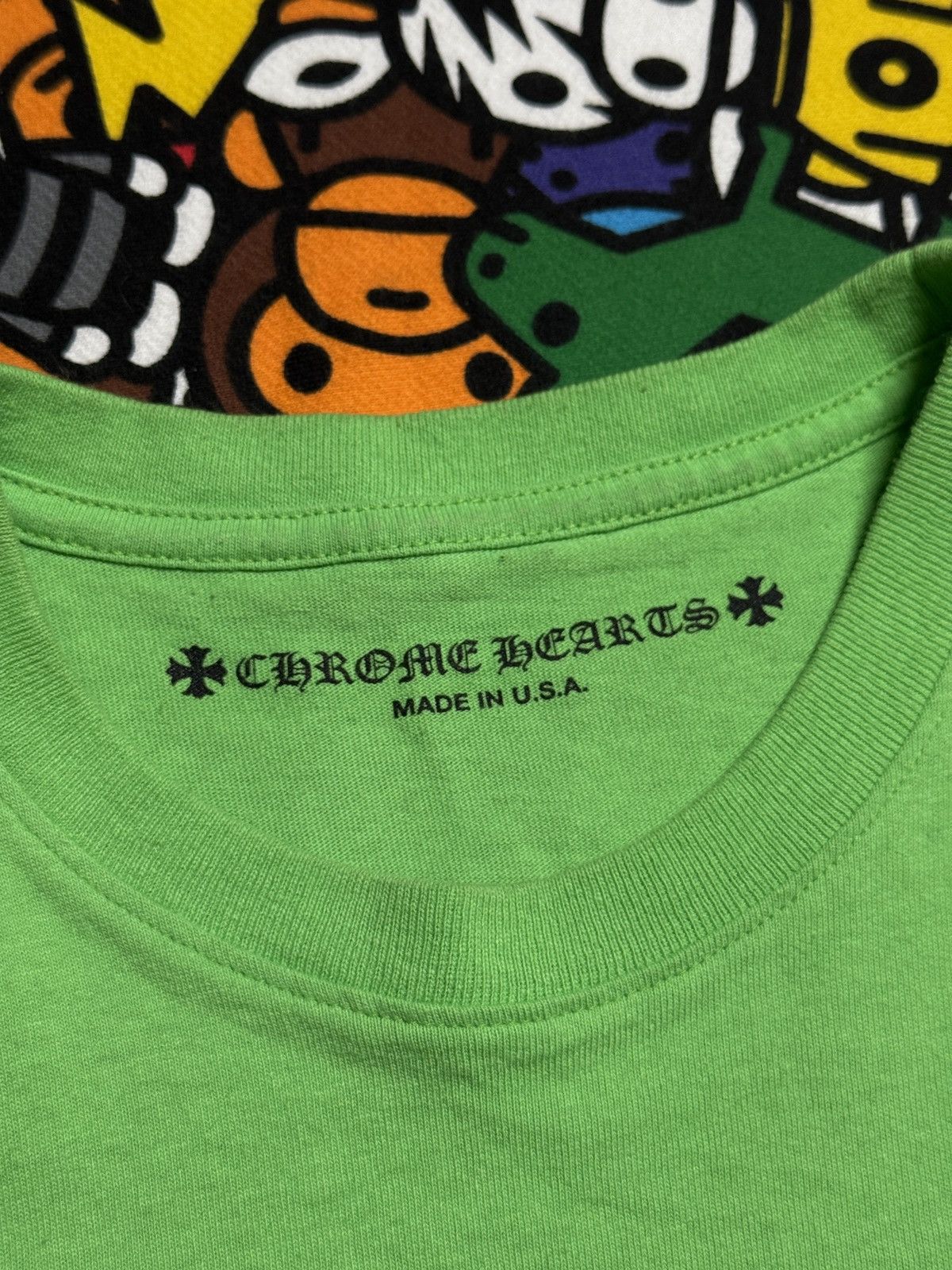 Chrome Hearts Chrome Hearts Matty Boy Green Records Logo Tee Size US M / EU 48-50 / 2 - 6 Thumbnail