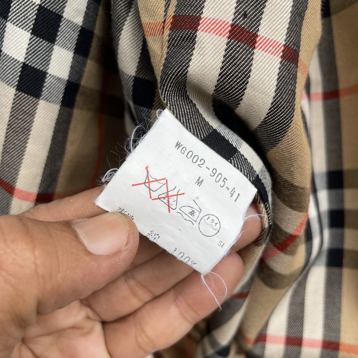 Burberry × Vintage 💥Vintage Burberrys Nova Check Bomber Jacket Size US M / EU 48-50 / 2 - 11 Thumbnail
