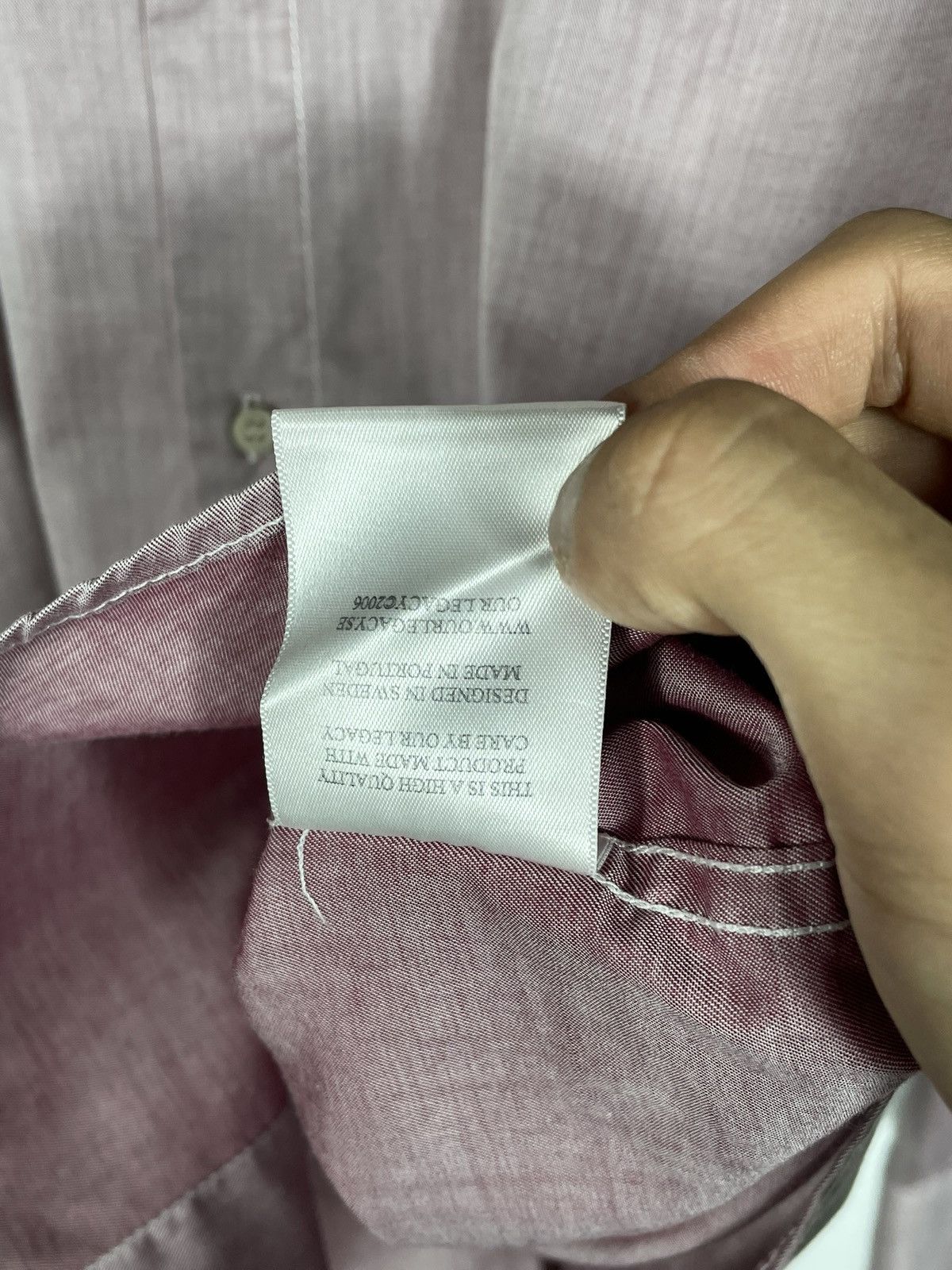 Our Legacy Our Legacy Pink Button Ups Shirt Old Money Luxury Premium Size US L / EU 52-54 / 3 - 9 Thumbnail