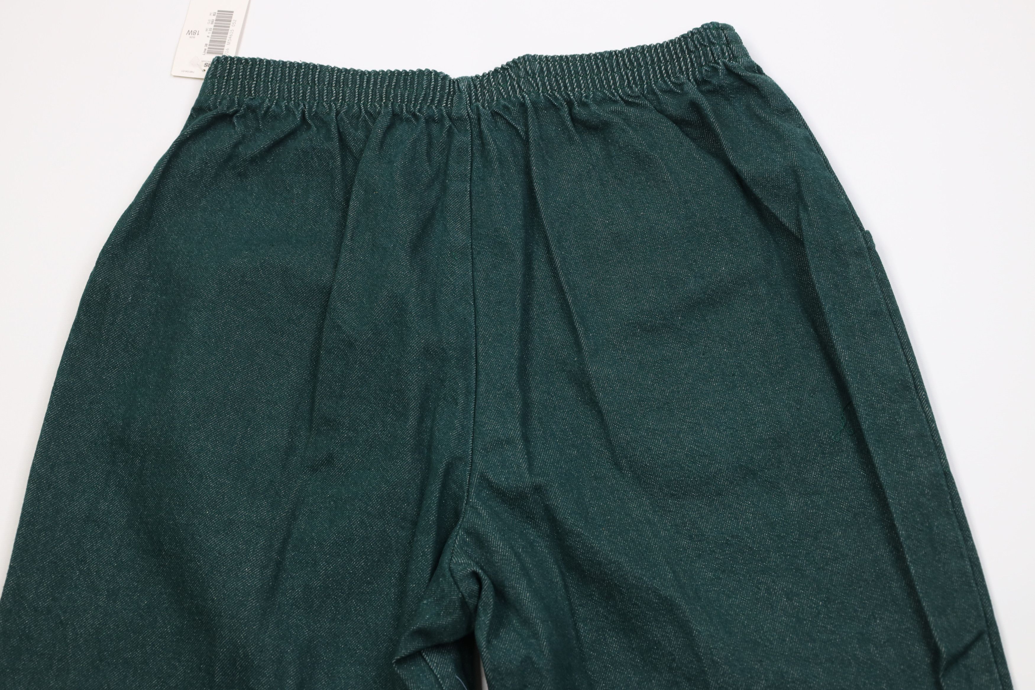Vintage Deadstock Vintage 90s Streetwear Fit Denim Jeans Green USA Size 40" / US 18 - 10 Thumbnail