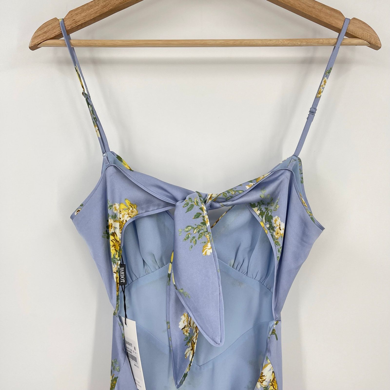 Other Bardot | Malinda Slip Dress in Baby Blue Floral 2 Size XS / US 0-2 / IT 36-38 - 9 Thumbnail