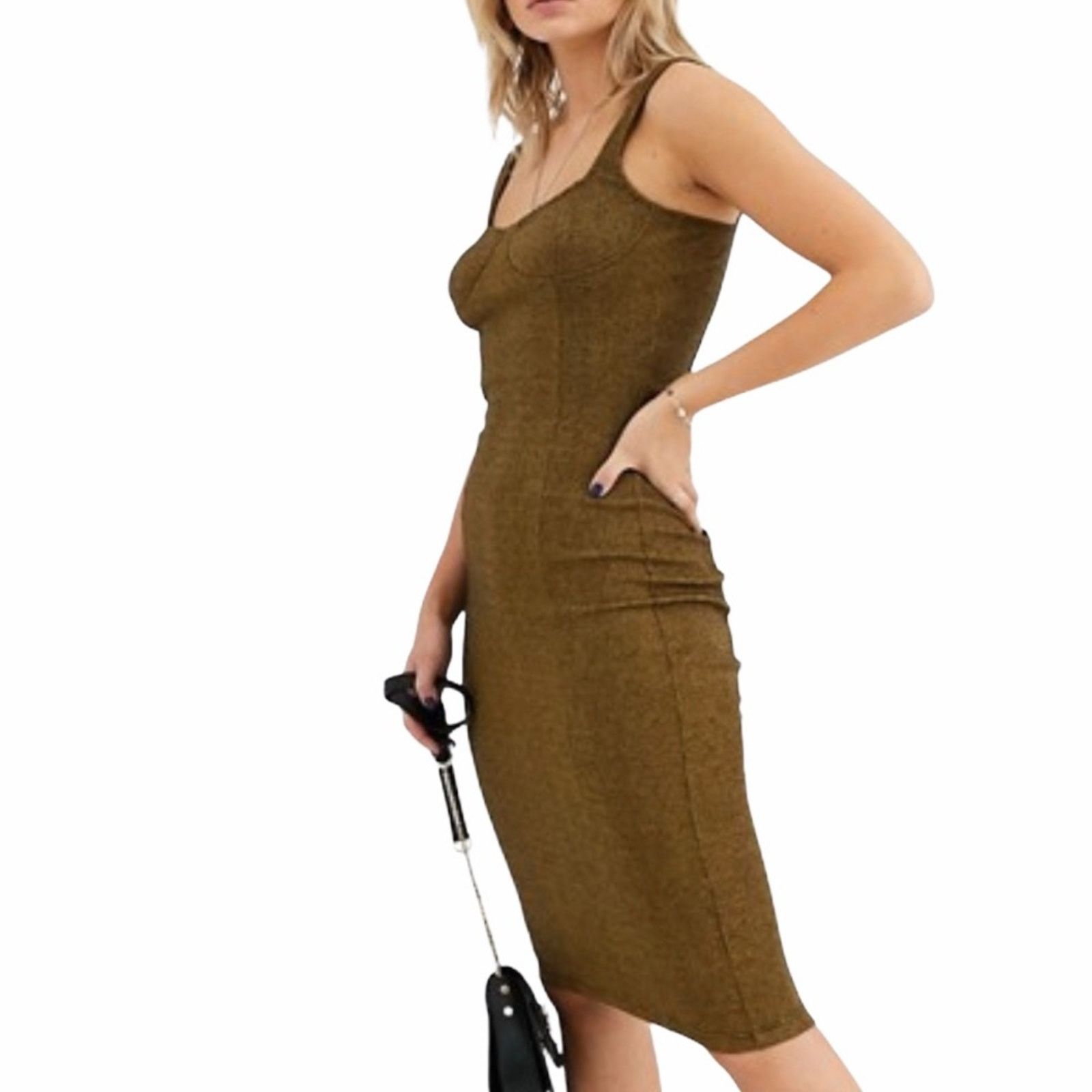 Other Capulet Lola Bustier Body Con Dress Gold Speckle XS Size XS / US 0-2 / IT 36-38 - 5 Thumbnail