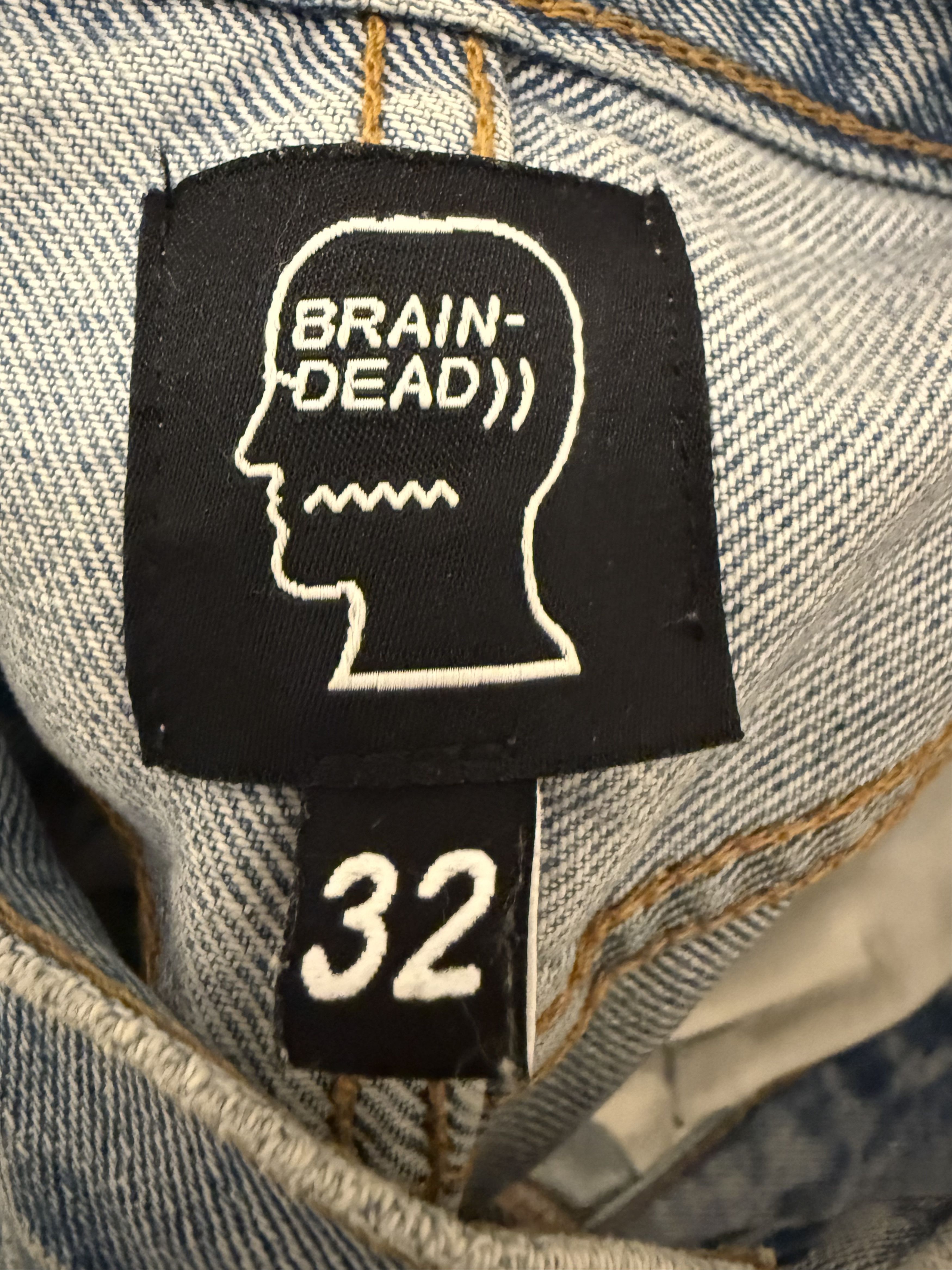 Brain Dead Brain Dead Blue Jeans Size US 32 / EU 48 - 5 Thumbnail