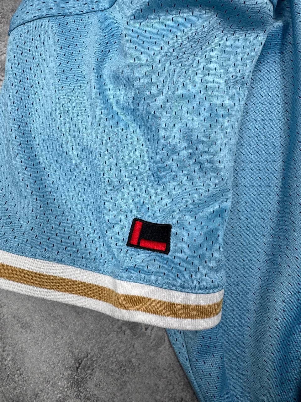 Fubu FUBU Men 05 Hip Hop 90s Style Mesh Jersey Light Blue Size M Size US M / EU 48-50 / 2 - 6 Thumbnail