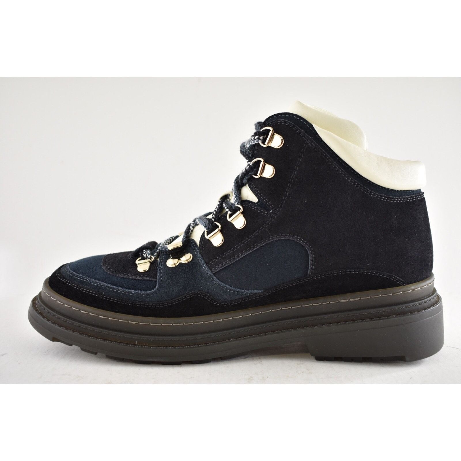 Chanel Chanel 23C Blue Black CC Combat Lace Up Tie Ankle Short Size US 12 / IT 42 - 11 Thumbnail