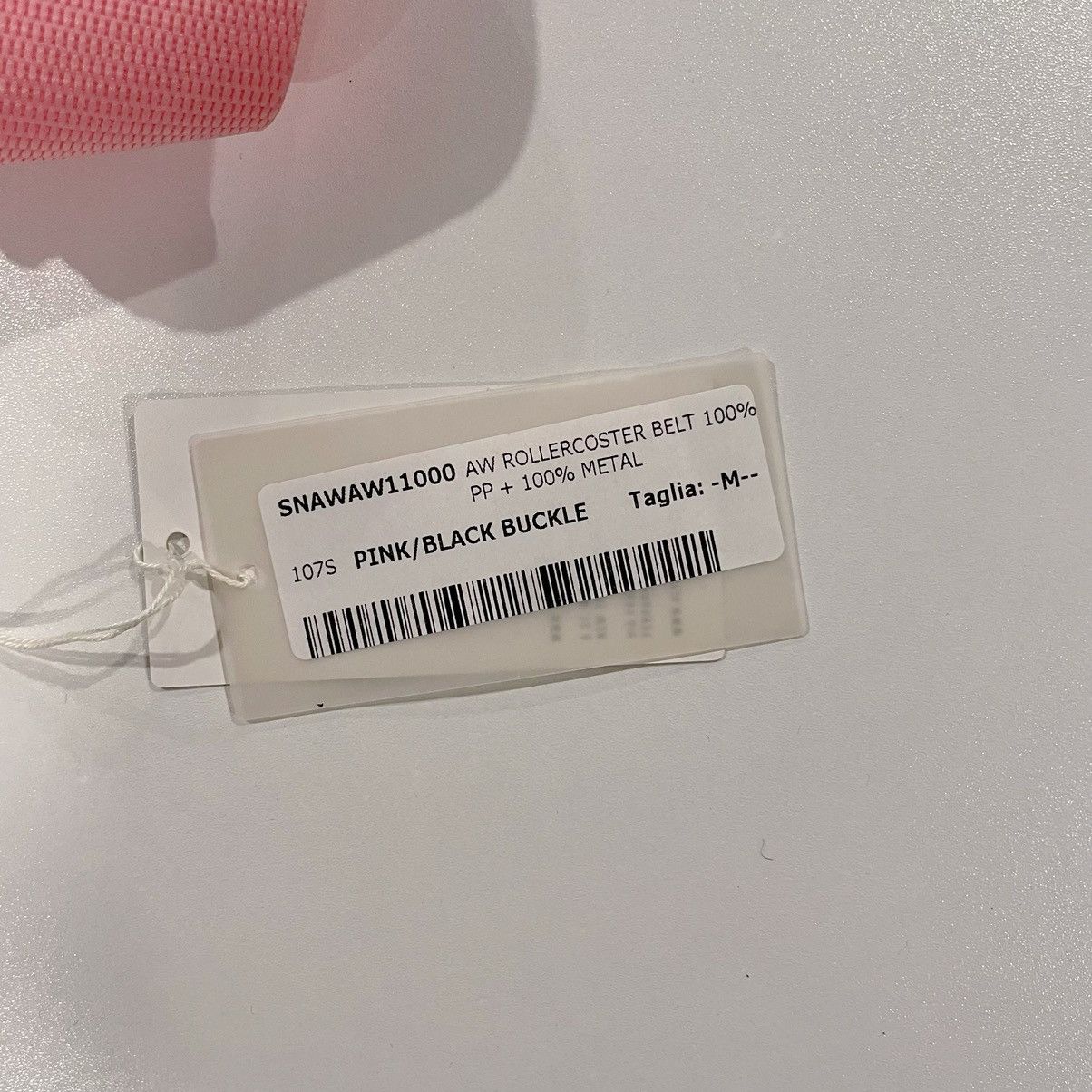 1017 ALYX 9SM 1017 ALYX 9SM pink rollercoster belt Size ONE SIZE - 2 Thumbnail