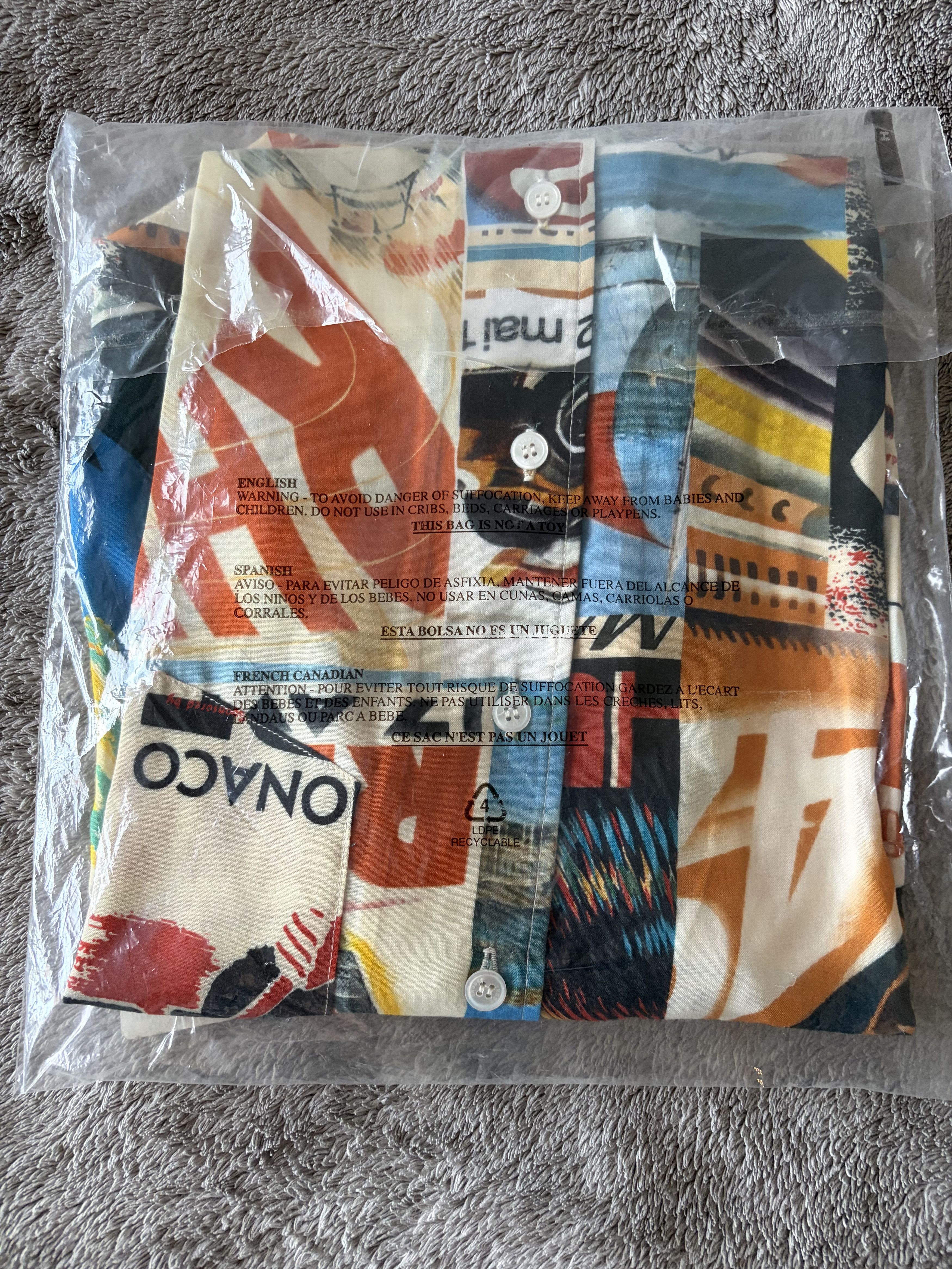 Rhude Rhude Cashmere Script Shorts & Poster Button Up Size US S / EU 44-46 / 1 - 12 Thumbnail