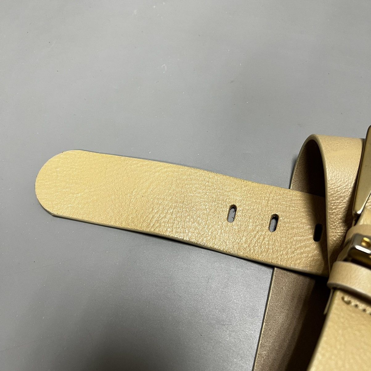 Diesel Diesel leather belt cream Size ONE SIZE - 5 Thumbnail