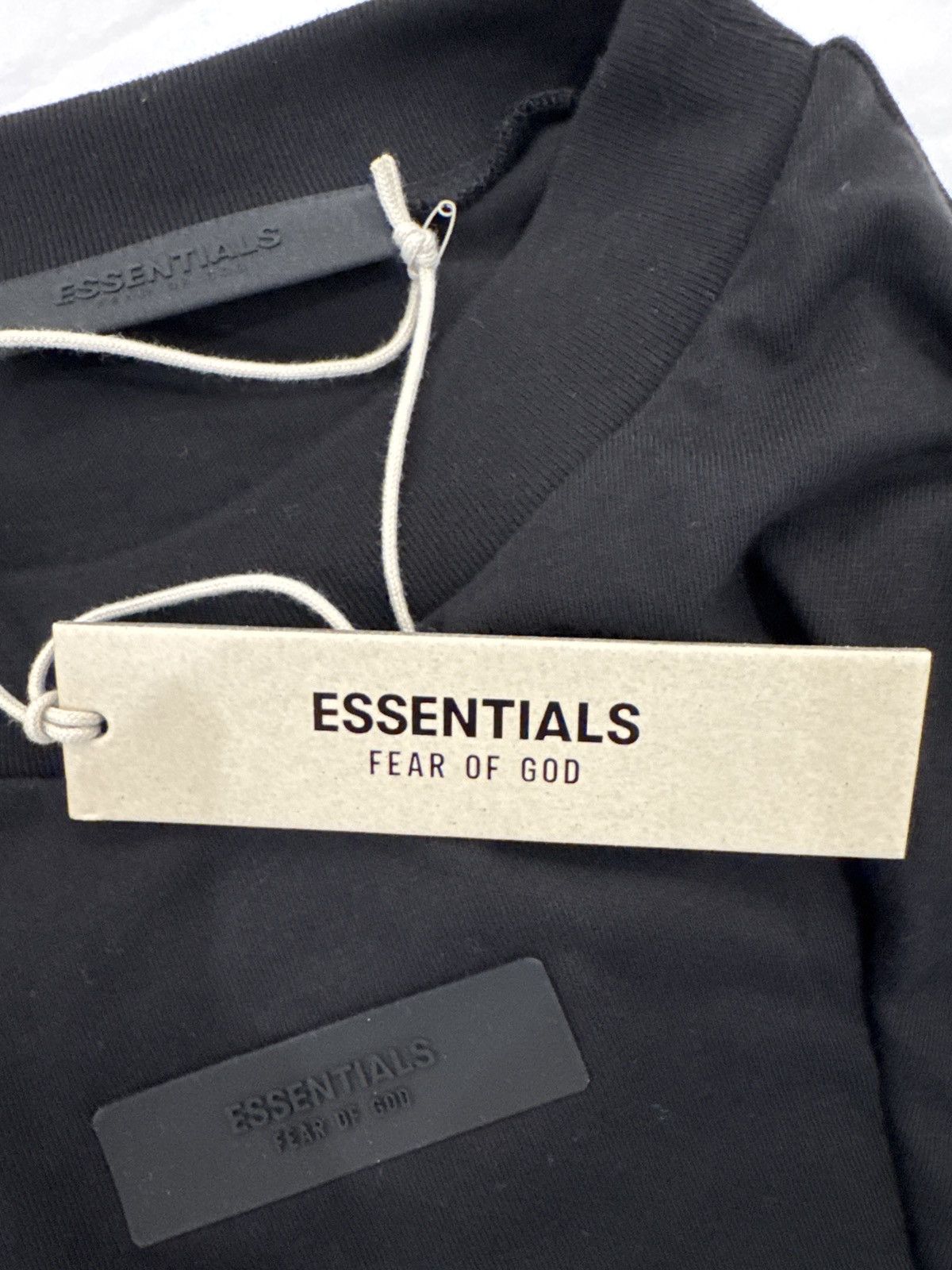 Essentials × Fear of God Jet black Essentials crewneck tee (XS) Size US XS / EU 42 / 0 - 4 Thumbnail