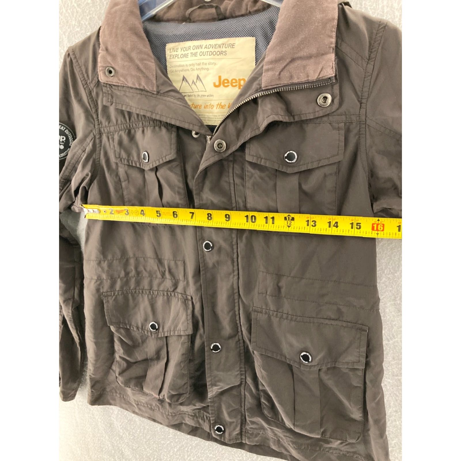 THE GREAT Jeep Coat Womens Small Hood Hide a Hood Explore the Great outdoors Size S / US 4 / IT 40 - 2 Thumbnail