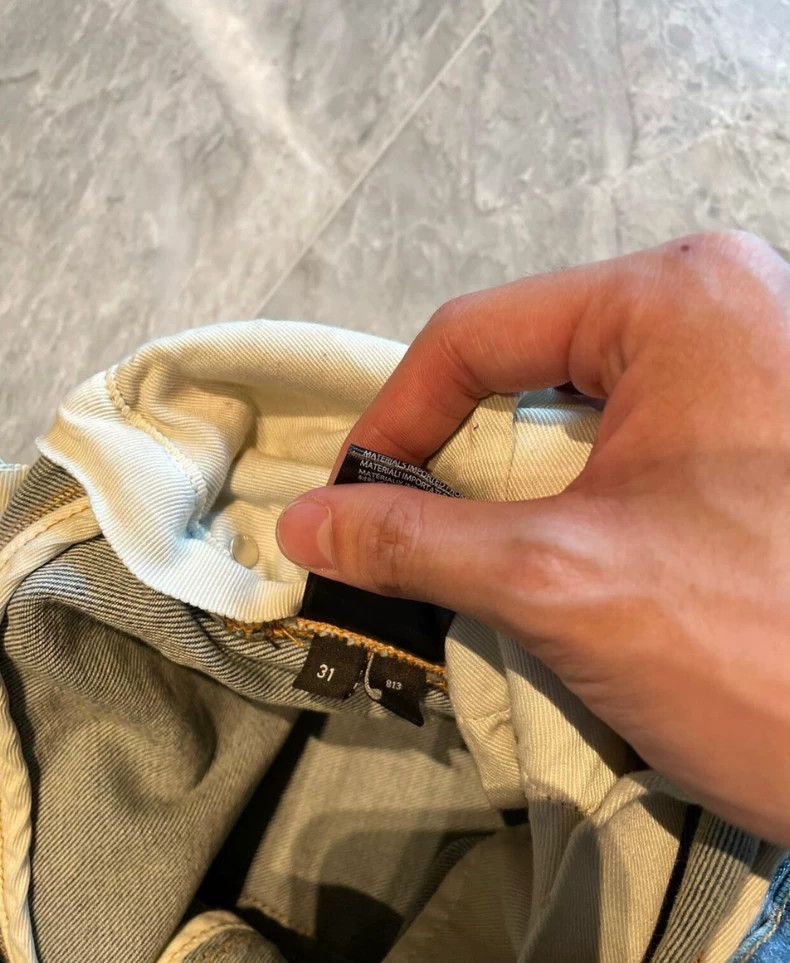 Amiri Amiri badge patched blue denim Size US 31 - 5 Thumbnail