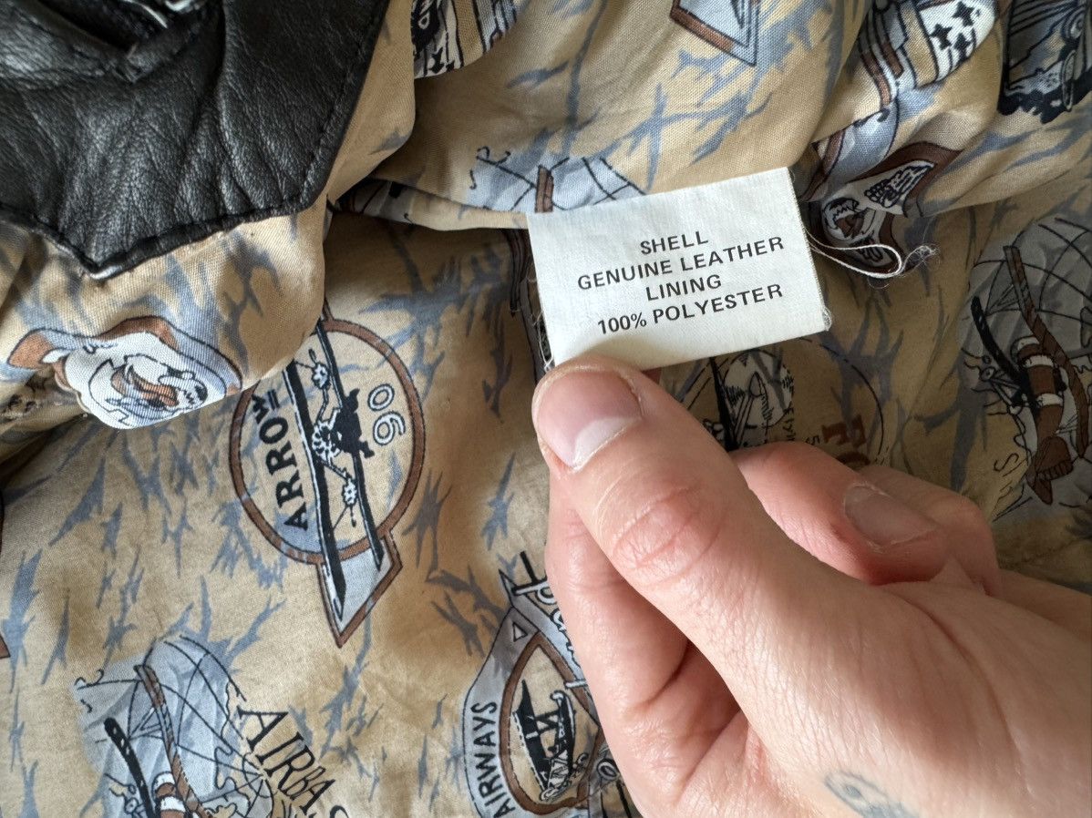 Leather Rare Vintage 90s Leather Jacket High Quality Racing Punk Size US XL / EU 56 / 4 - 4 Thumbnail
