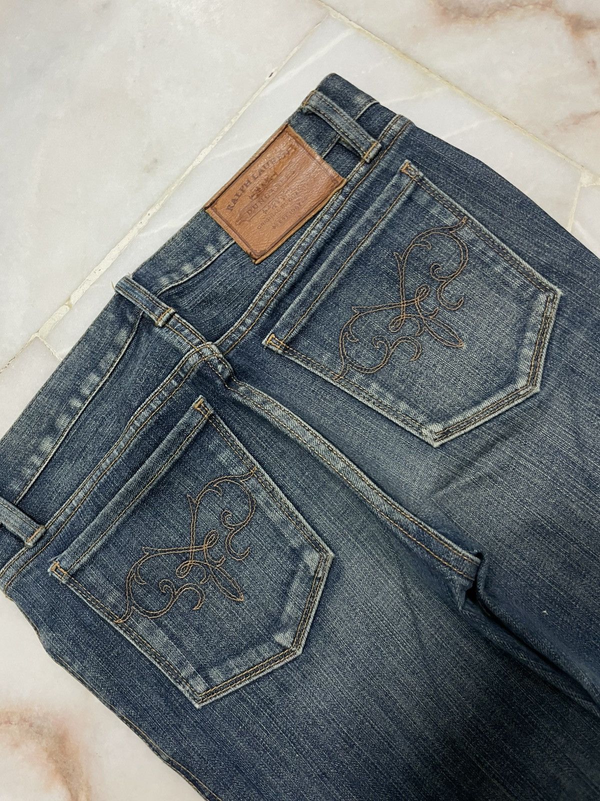 Vintage 💥Flared💥Vintage 90’S Ralph Lauren Mud-Wash Bootcut Classic Size 28" / US 6 / IT 42 - 15 Thumbnail