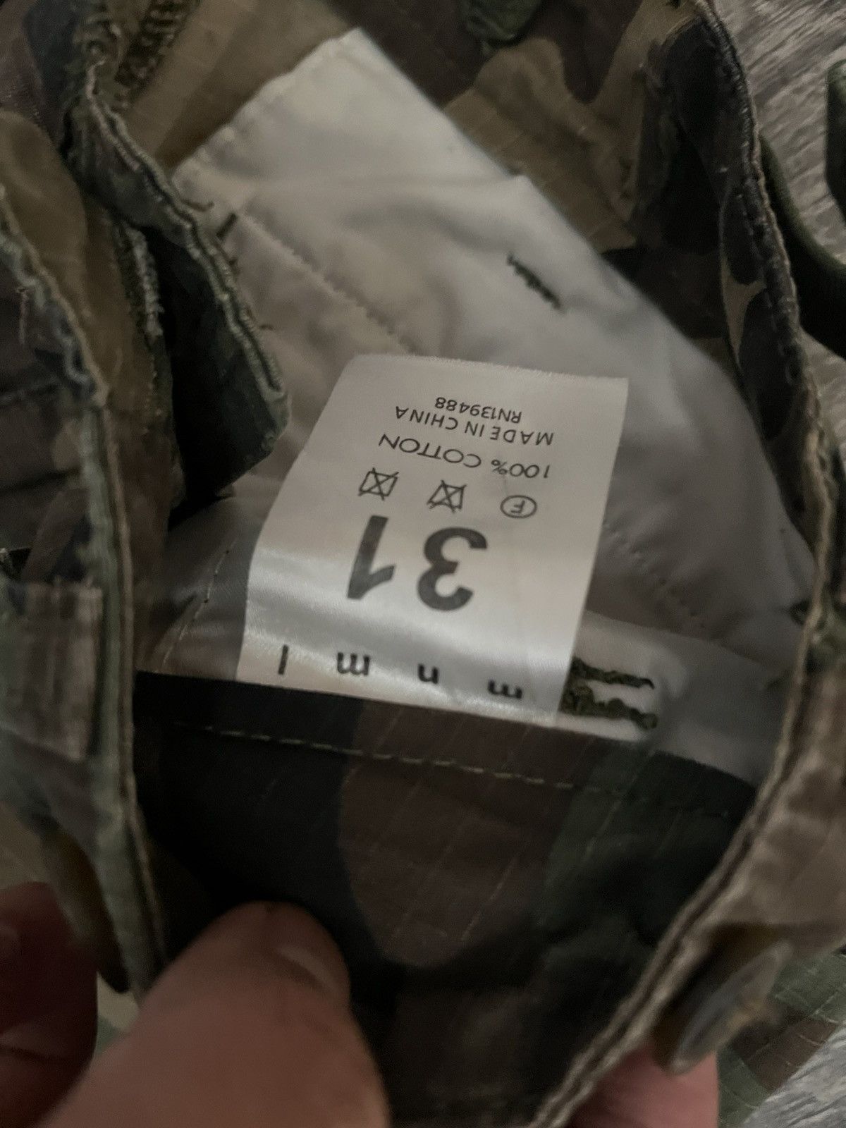 MNML Mnml Camo Cargo Pants size 31 Size US 31 - 2 Thumbnail