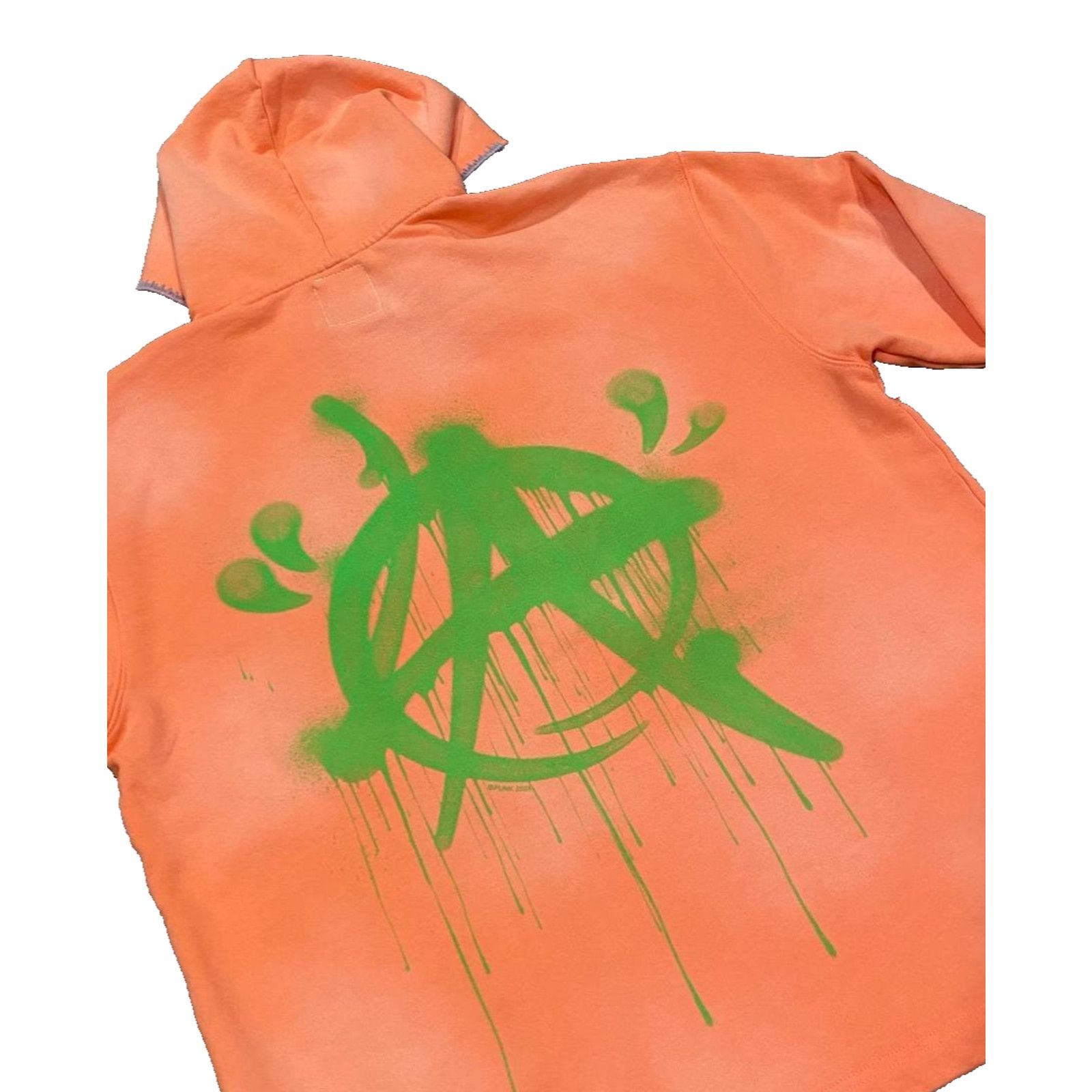 Other Punk LA Anarchy Neon Embroidery Hoodie Palms Orange L Size US L / EU 52-54 / 3 - 4 Thumbnail