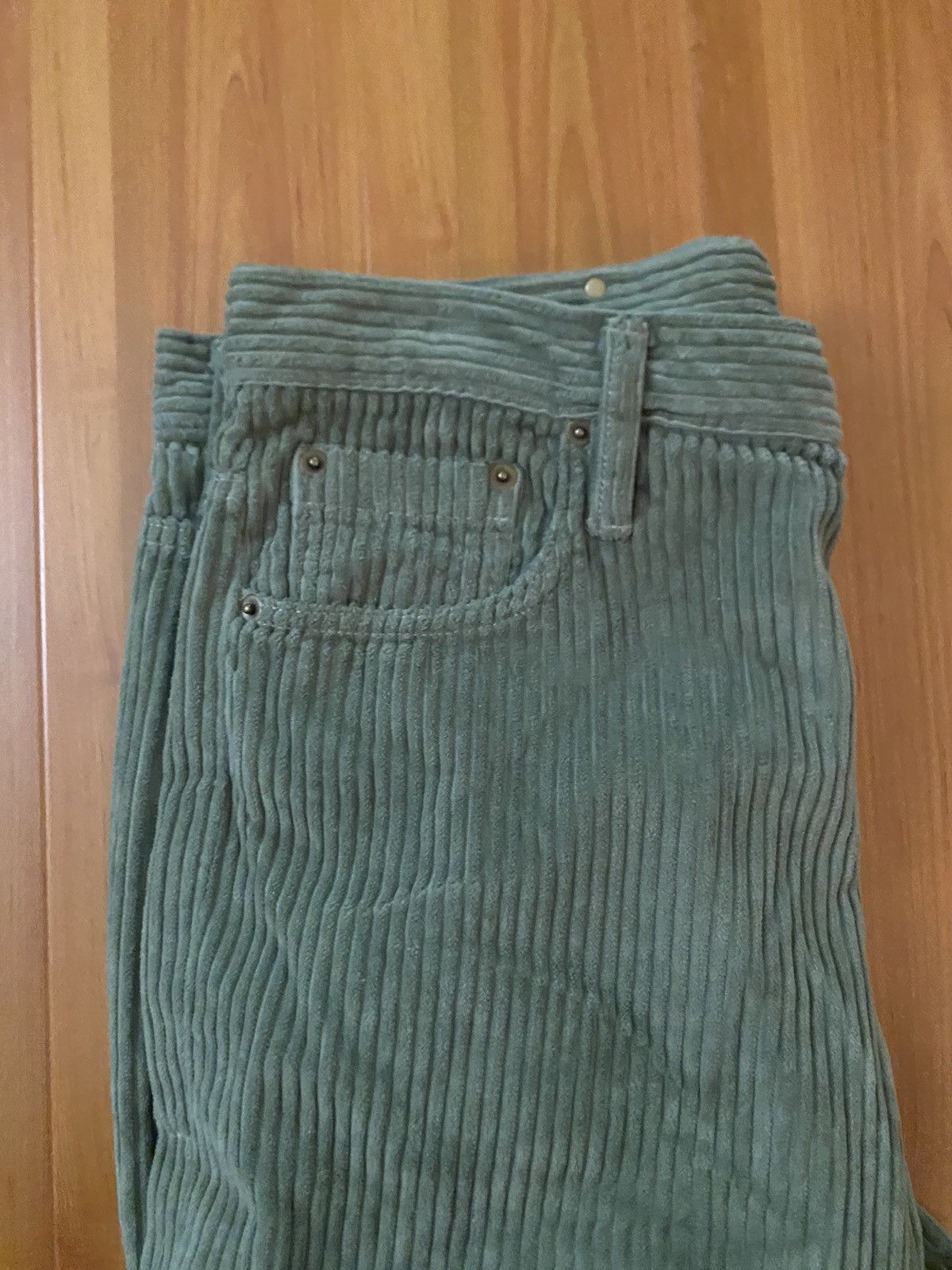 Trinity The Label Trinity Green Olive Corduroy Pants Size US 32 / EU 48 - 4 Thumbnail