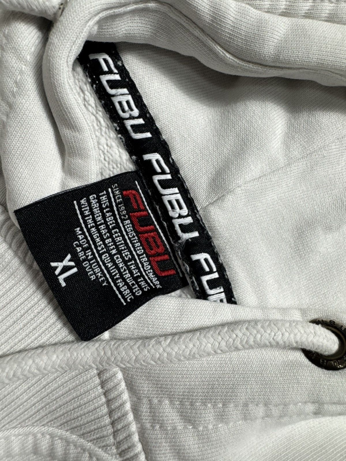 Fubu Fubu 05 Rap Hoodie White Size XL Size US XL / EU 56 / 4 - 6 Thumbnail