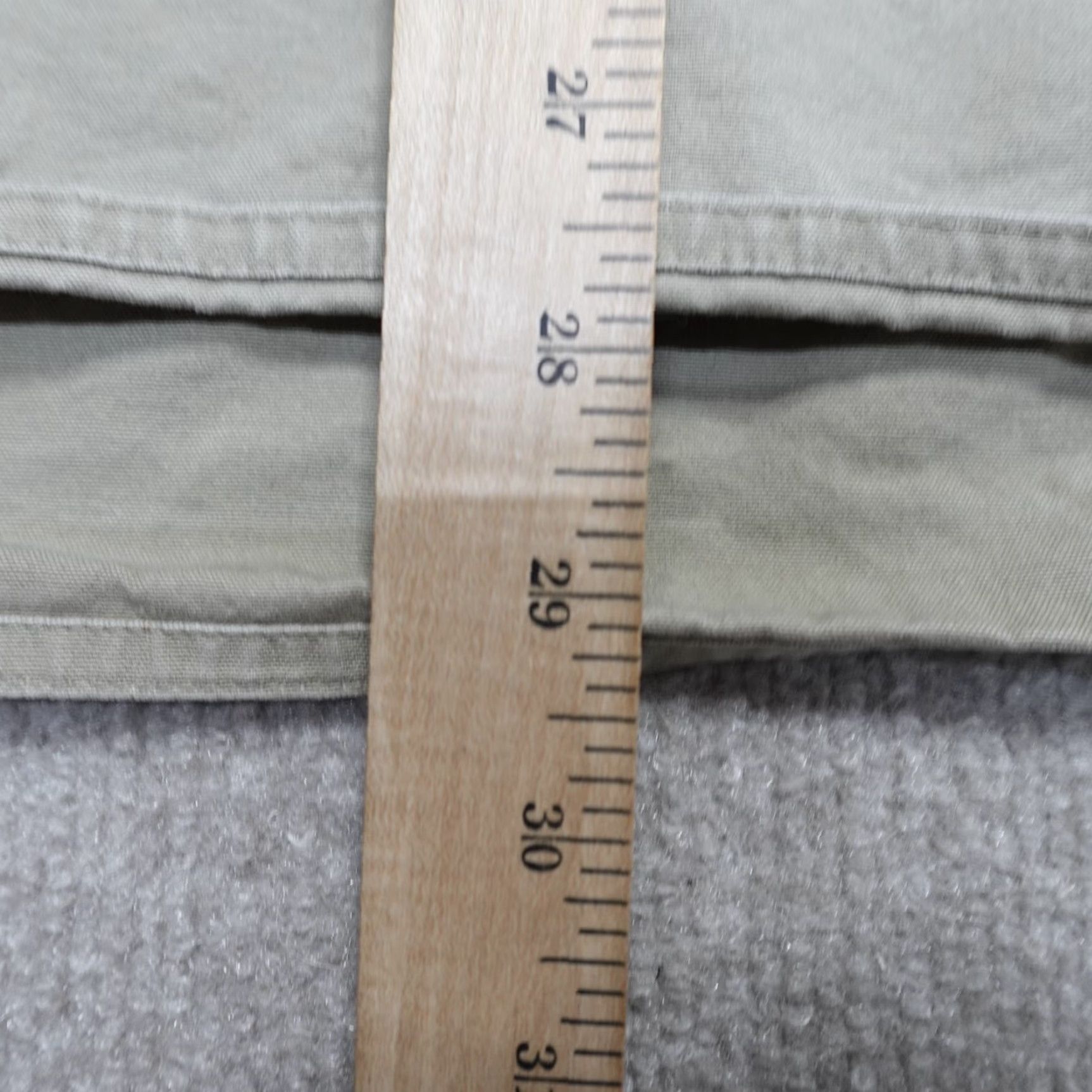 Nautica VINTAGE Nautica Shirt Men Large Beige Canvas Double-Sided Snap Button Up Collared Button-Down Long Sleeve Size US L / EU 52-54 / 3 - 6 Thumbnail
