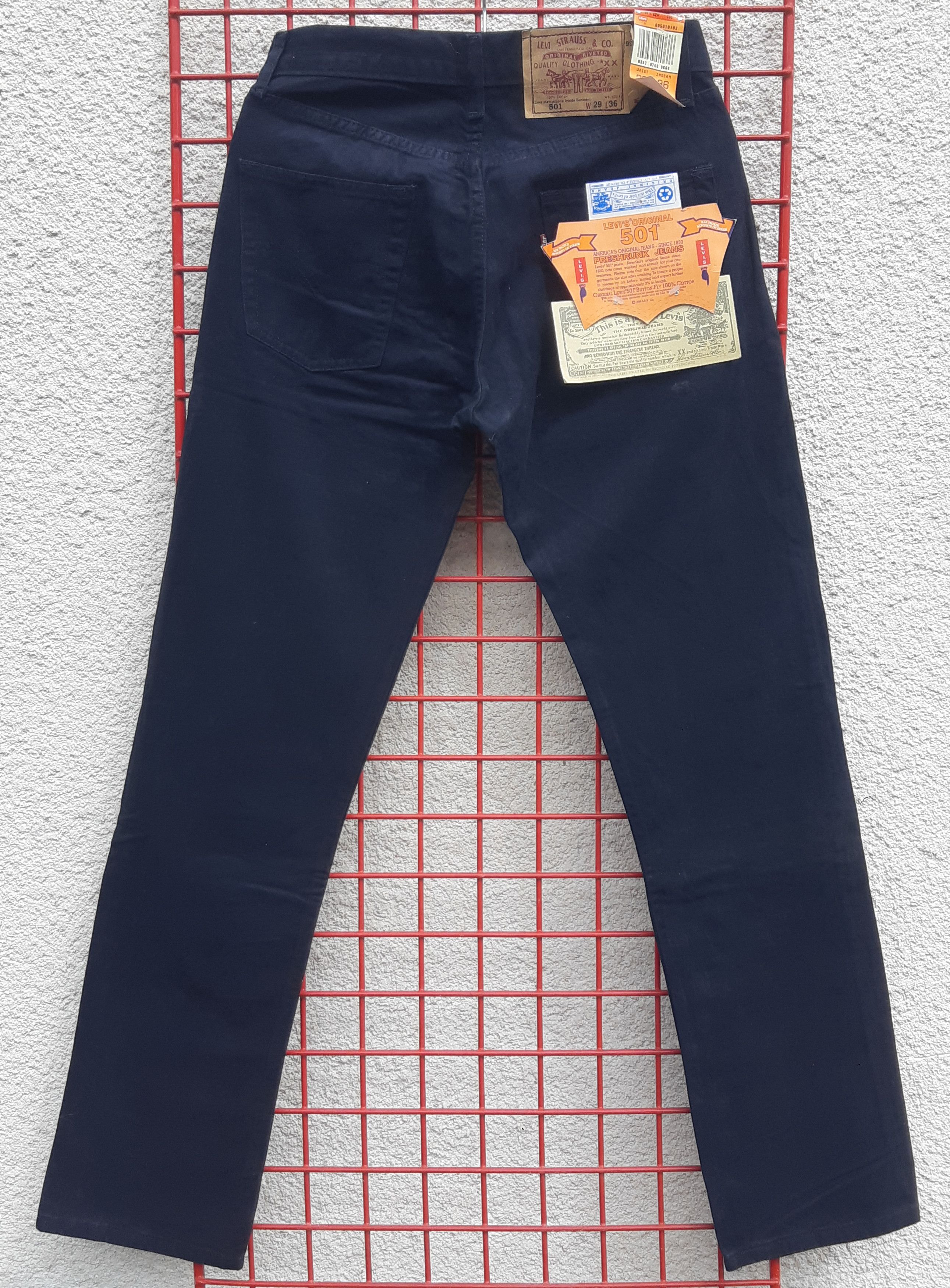 Levi's Vintage 90s LEVIS 501 Jeans USA size W29 L36 NWT Size 29" - 2 Thumbnail