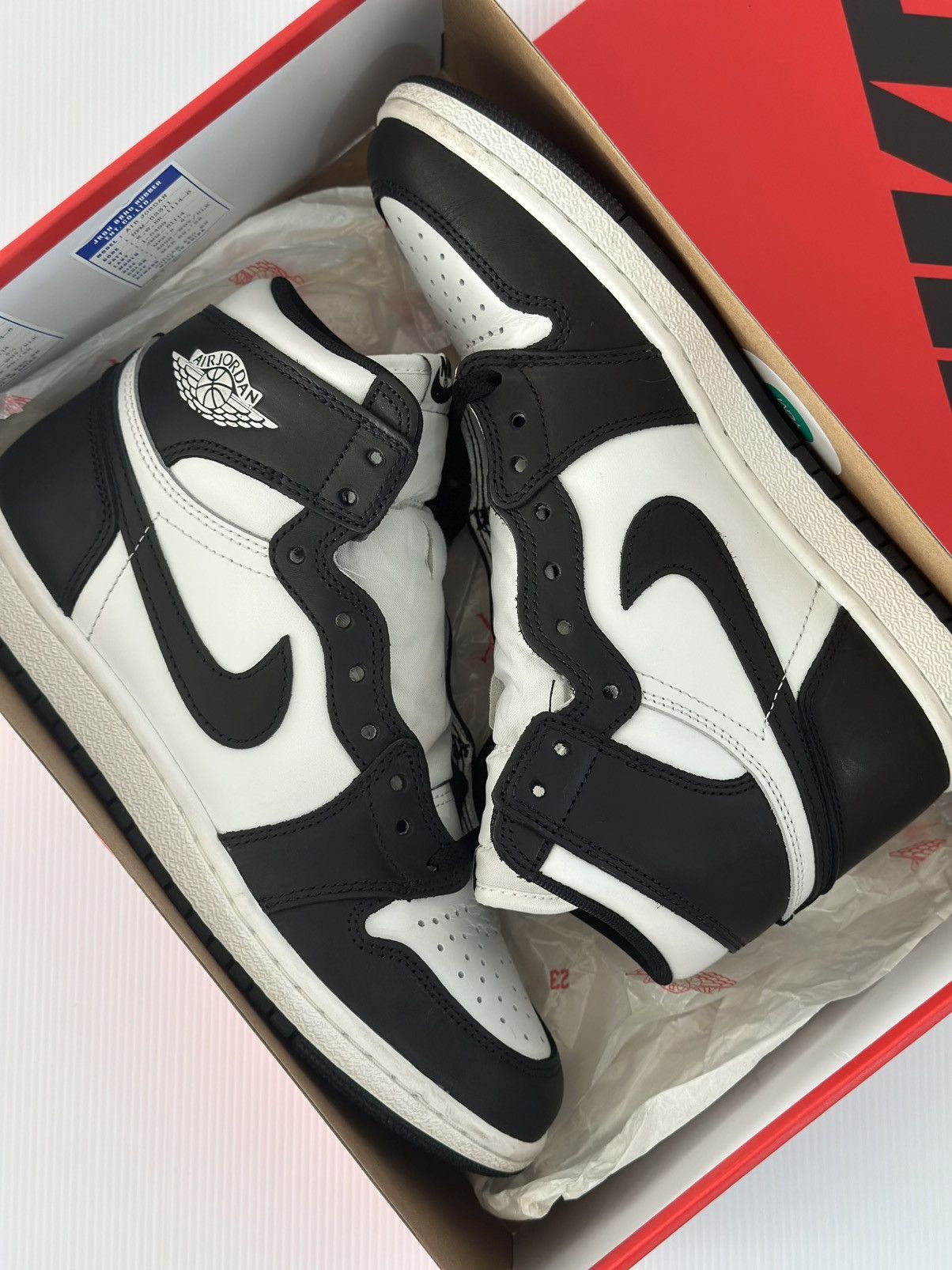 Nike Jordan 1 Retro High “85” Black/White Size US 8.5 / EU 41-42 - 9 Thumbnail