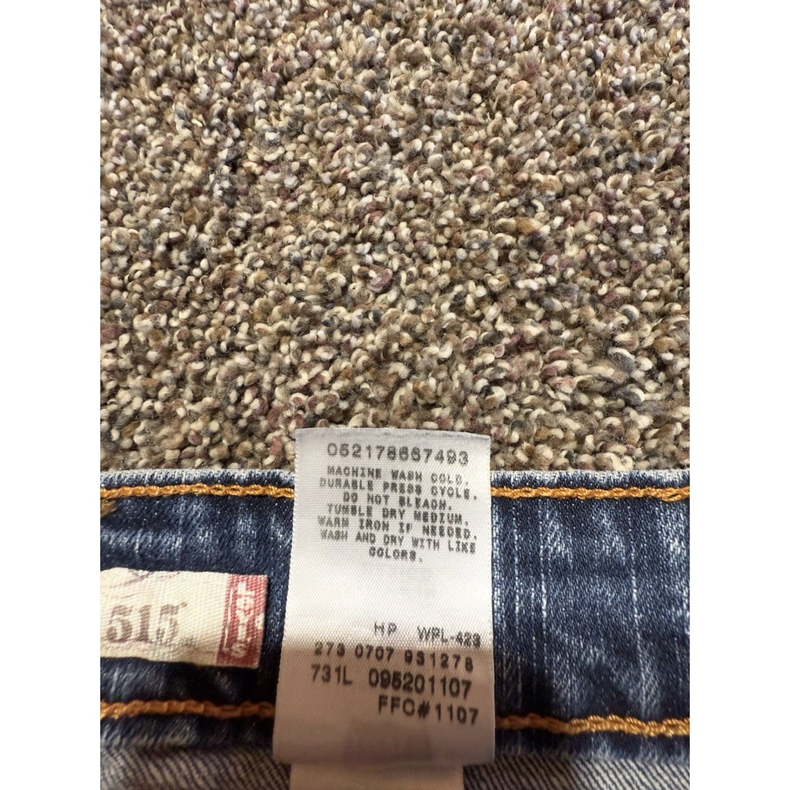 Levi's Levi's 515 Jeans Size 20 Blue Denim Bootcut Women Regular 31in Inseam 5-Pocket Logo Vintage No Size 42" / US 20 - 7 Thumbnail