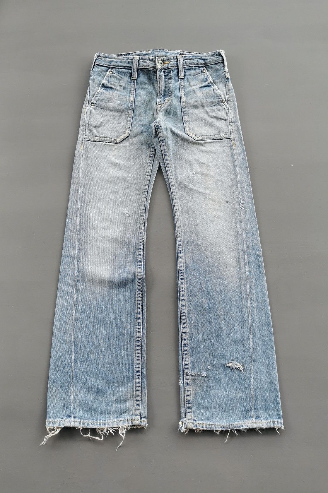 Japanese Brand Flared Bootcut Lady Vintage Brappers Japan Jeans Size 30" / US 8 / IT 44 - 1 Thumbnail