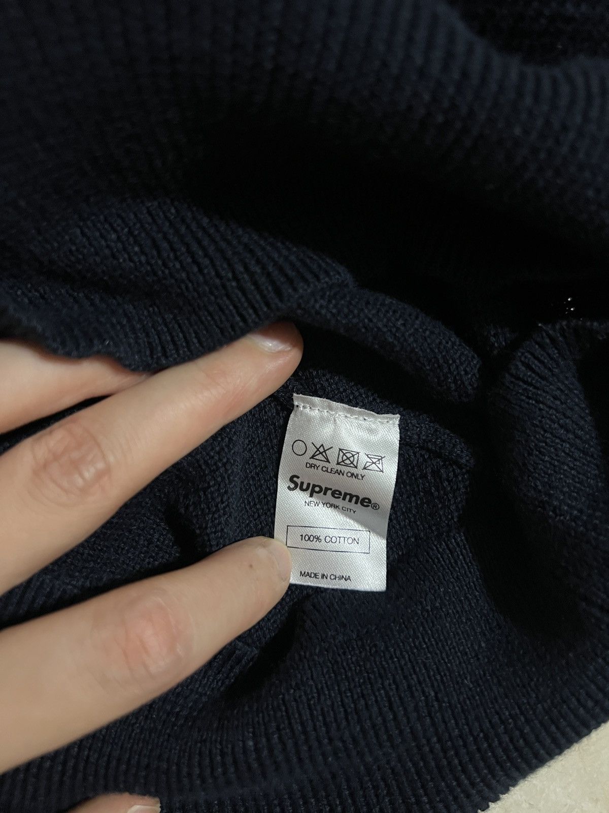 Supreme Supreme Script Knit Sweater size M Size US M / EU 48-50 / 2 - 3 Thumbnail