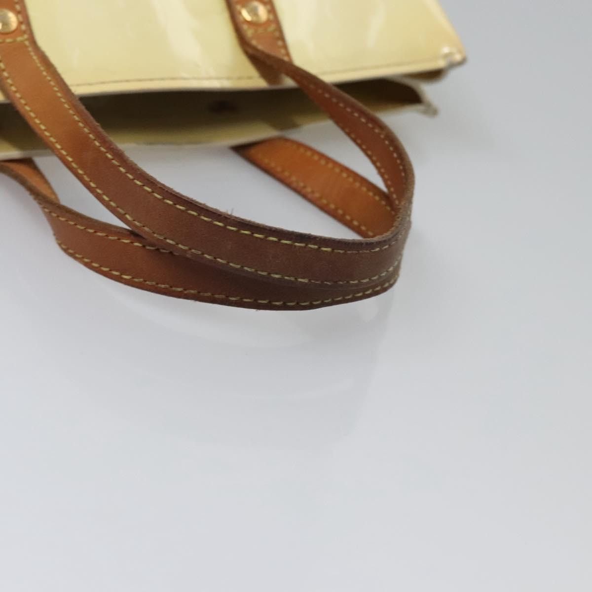 Louis Vuitton LOUIS VUITTON Monogram Vernis Reade PM Hand Bag Perle M91336 Size ONE SIZE - 9 Thumbnail