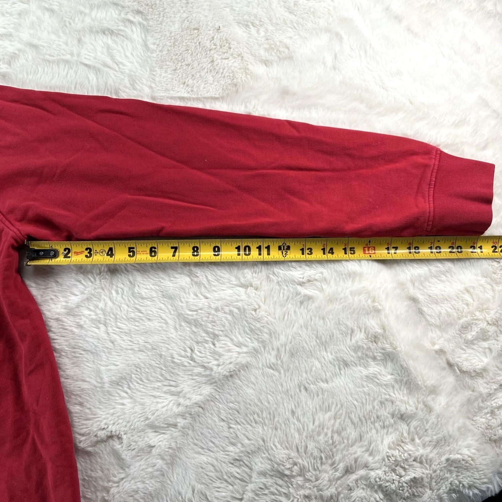 Colorful Standard Sweatshirt Mens Size L Red Crew Neck, Men's — image 5 of 6