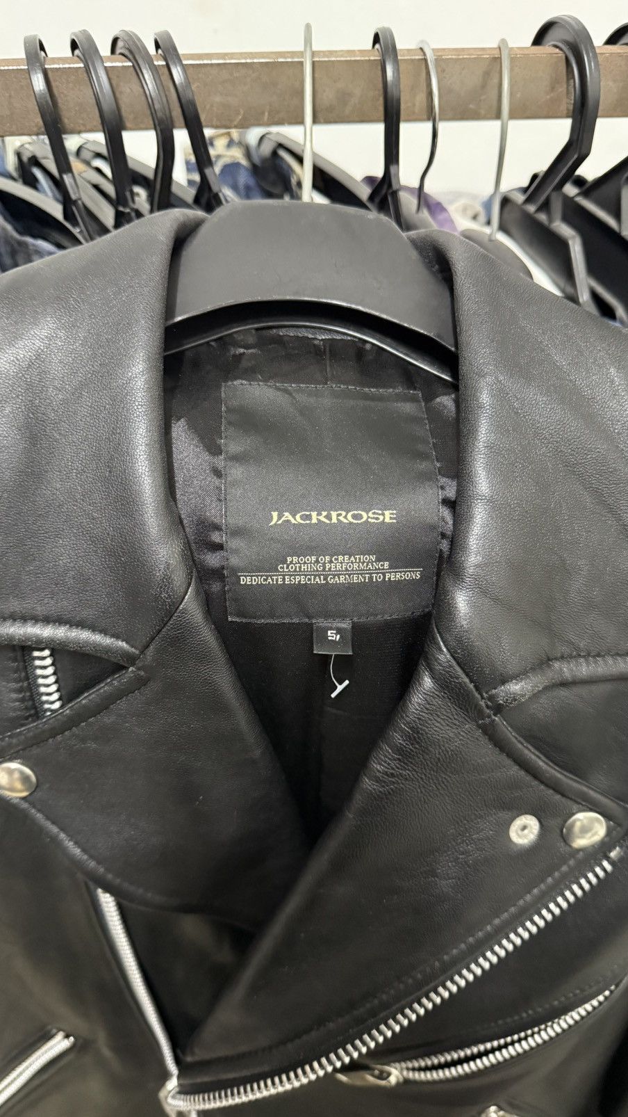 JACKROSE JACKROSE PUNK RIDER JACKET BLACK MEDIUM Size US L / EU 52-54 / 3 - 6 Thumbnail