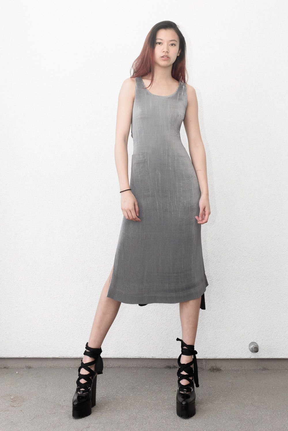 Issey Miyake 90's ISSEY MIYAKE im product Pleats Apron dress one piece Size ONE SIZE - 14 Thumbnail