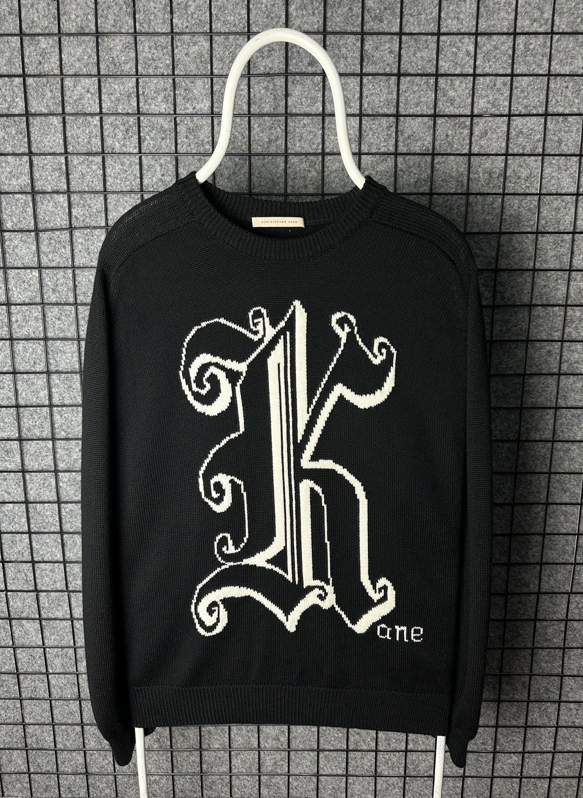 Christopher Kane Christopher Kane Woollen Logo Front Knitted Sweater Size L Size US L / EU 52-54 / 3 - 1 Thumbnail