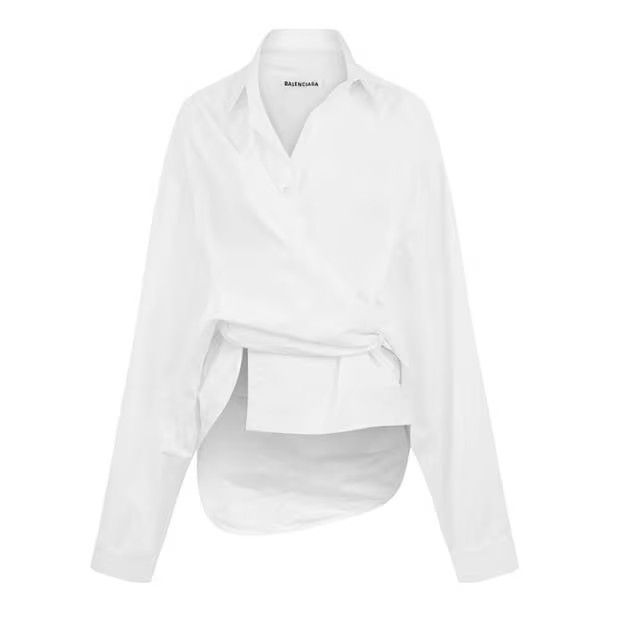 Balenciaga o1g2r1mq0924 Shirt in White Size L / US 10 / IT 46 - 1 Thumbnail