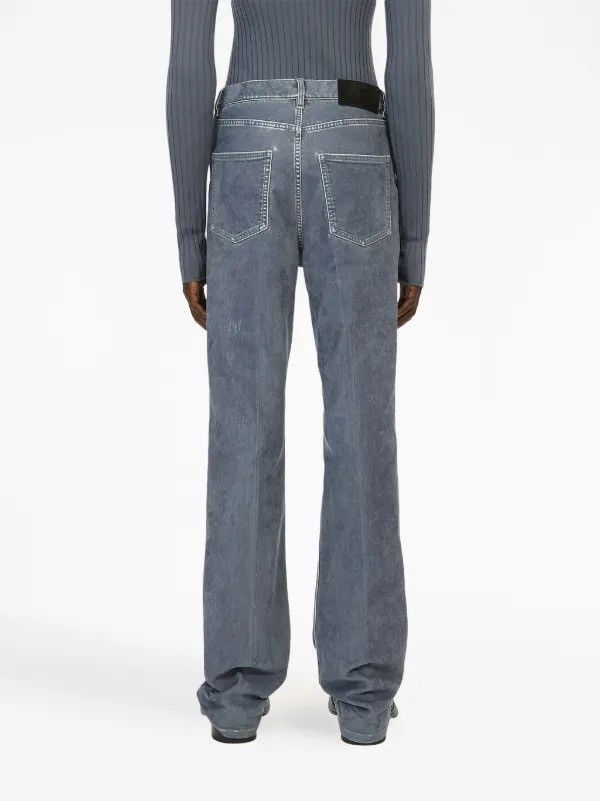 Salvatore Ferragamo Ferragamo logo-patch straight-leg jeans Size US 36 / EU 52 - 2 Thumbnail