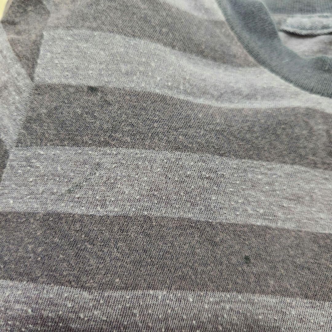 CHROME HEARTS Gray Short Sleeve Striped T-shirt 110cm