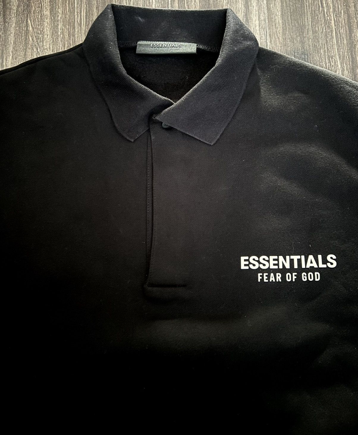 Fear of God Fear Of God Essential Rugby Sweatshirt Black L Size US L / EU 52-54 / 3 - 9 Thumbnail