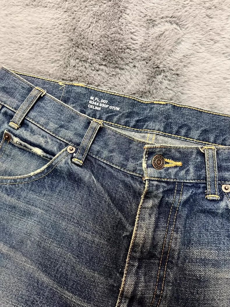 Celine Celine 007 Washed Blue Mini Flared Jeans 2503-Nextarrow Size US 31 - 3 Thumbnail