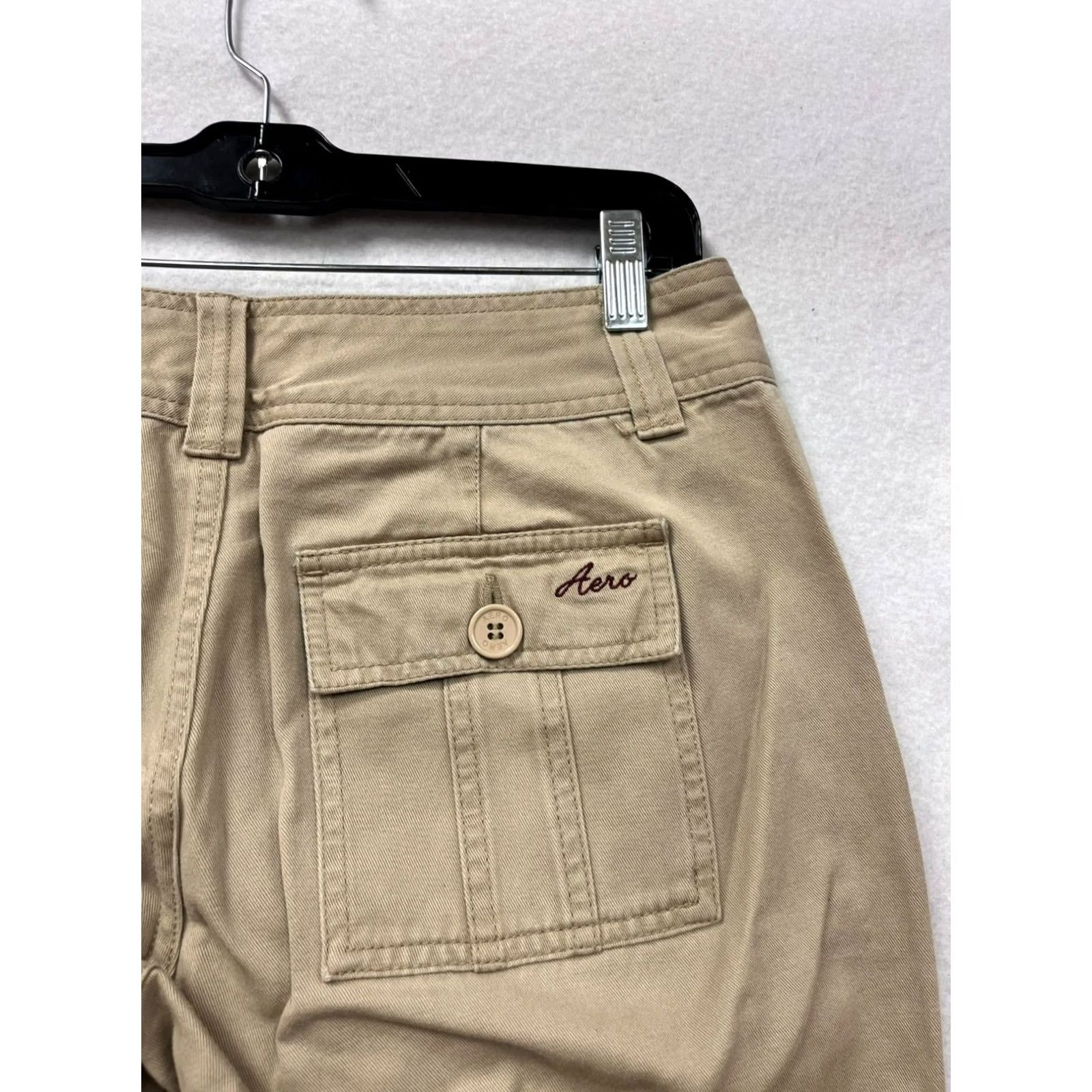 Aeropostale Aeropostale Womens Pants Khaki Flare 5/6 Short Cotton 100% Size 5/6 Womens Flared Khakis"} Size 27" / US 4 / IT 40 - 6 Thumbnail