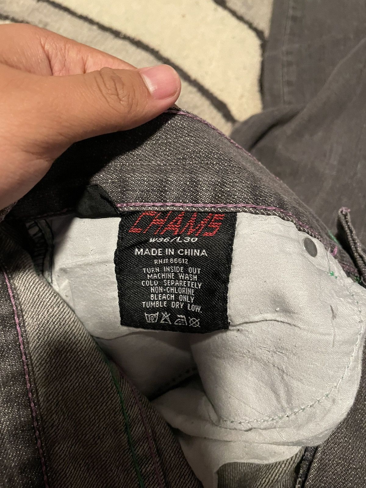 Coogi × JNCO × Vintage Chams Jeans Size US 36 / EU 52 - 4 Thumbnail
