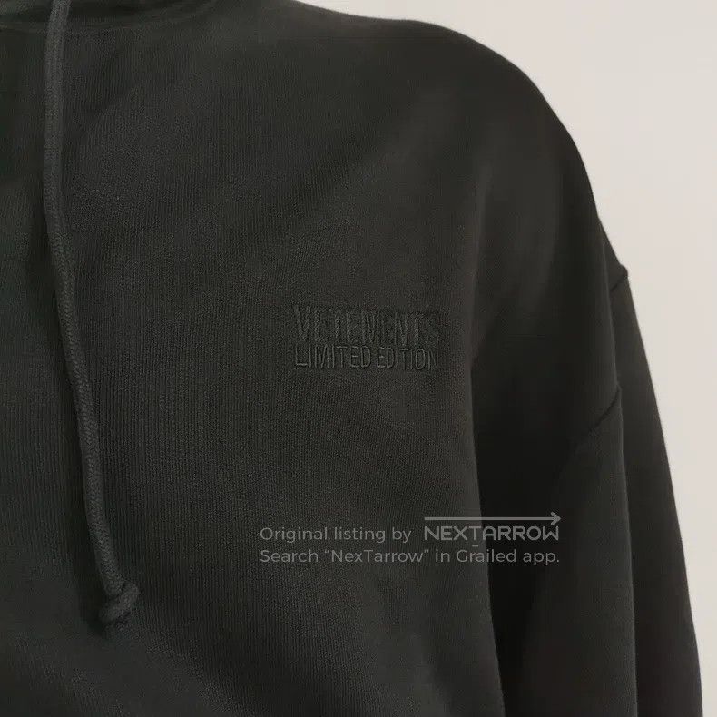 Vetements Vetements Cotton solid-color hooded sweatshirt size M Size US M / EU 48-50 / 2 - 5 Thumbnail