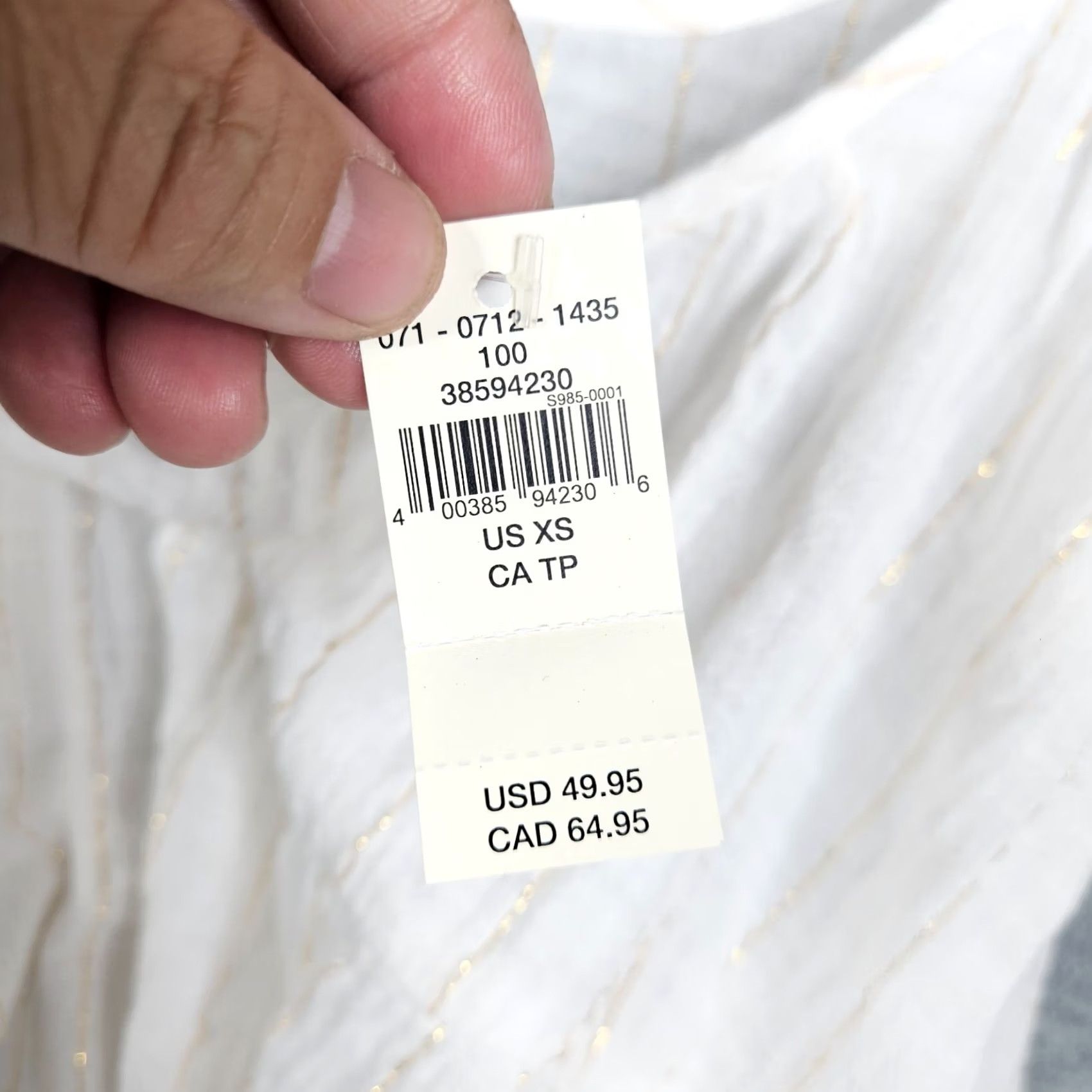 Vintage Aerie White Tiered Sleeveless Dress Adjustable Straps Women's XS NEW Size XS / US 0-2 / IT 36-38 - 6 Thumbnail