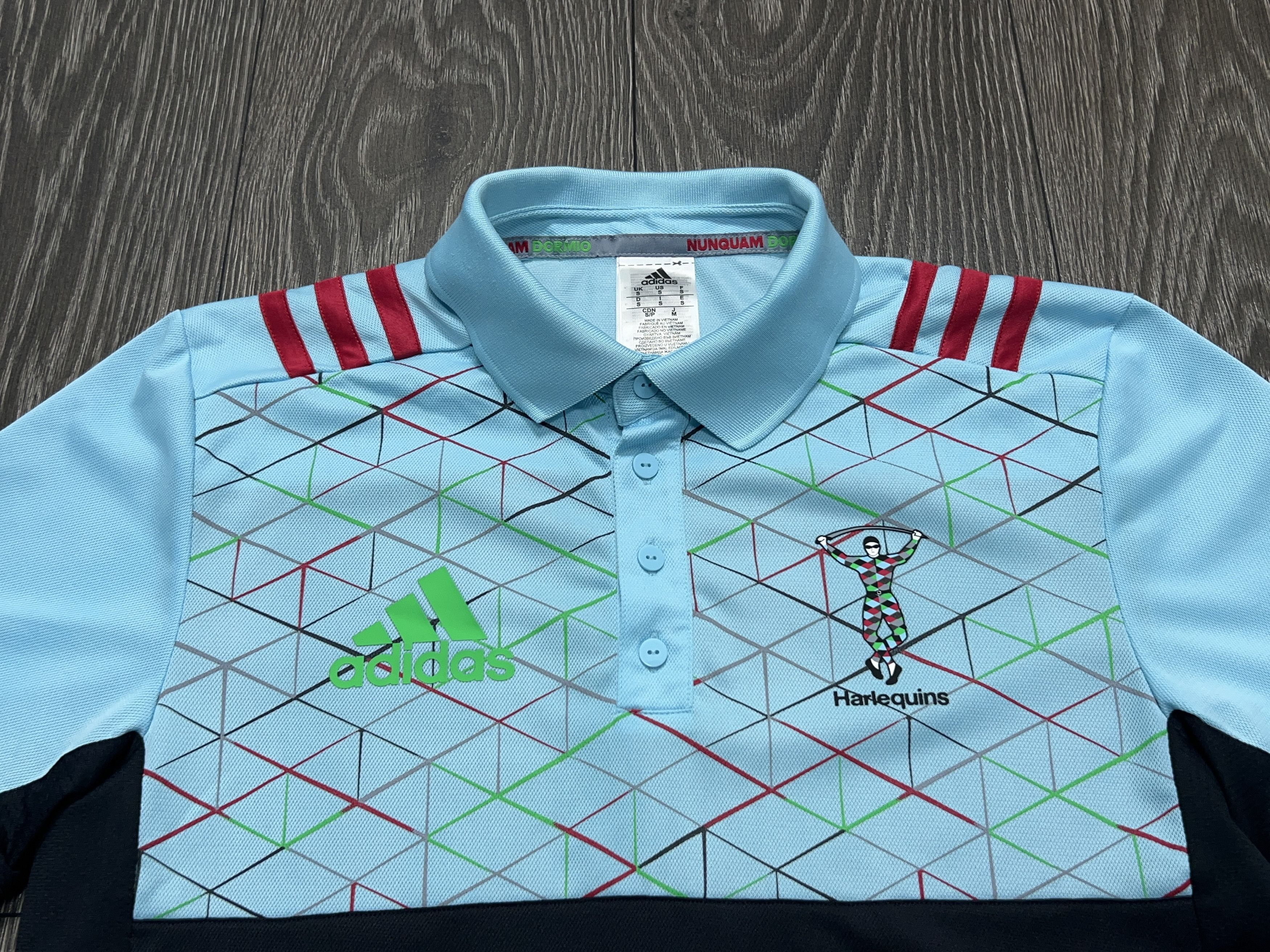 Adidas Harlequins Rugby Union 2018 Polo Jersey Shirt Size S Size US S / EU 44-46 / 1 - 2 Thumbnail