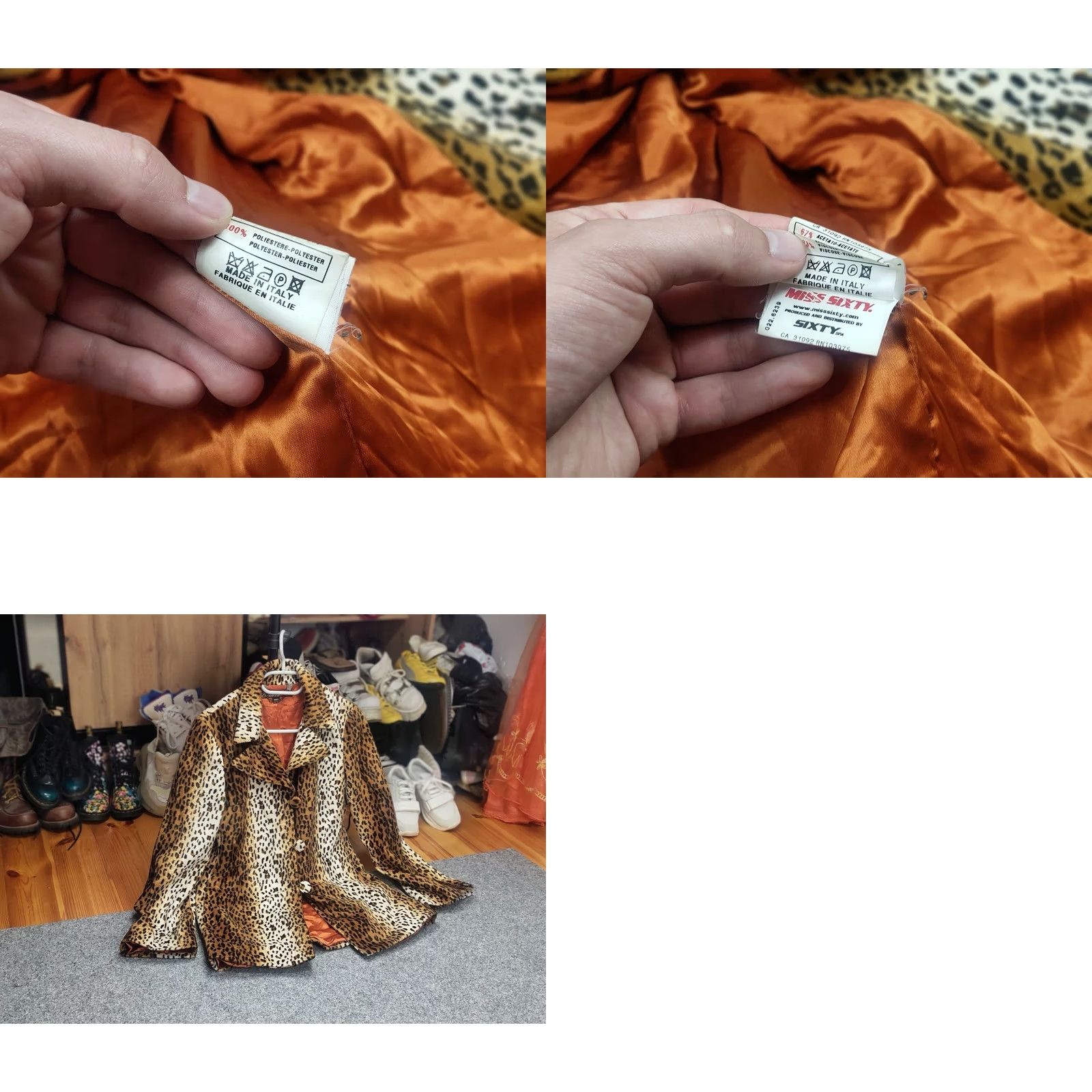 Miss Sixty Miss Sixty luxury vintage Leopard Pattern Faux Fur Coat Jacket Size S / US 4 / IT 40 - 10 Thumbnail