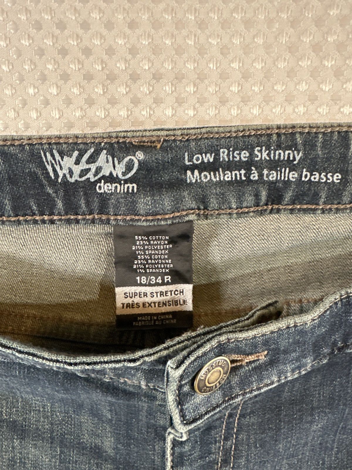 Mossimo Mossimo Low Rise Skinny Jeans Size 34" / US 12 / IT 48 - 5 Thumbnail